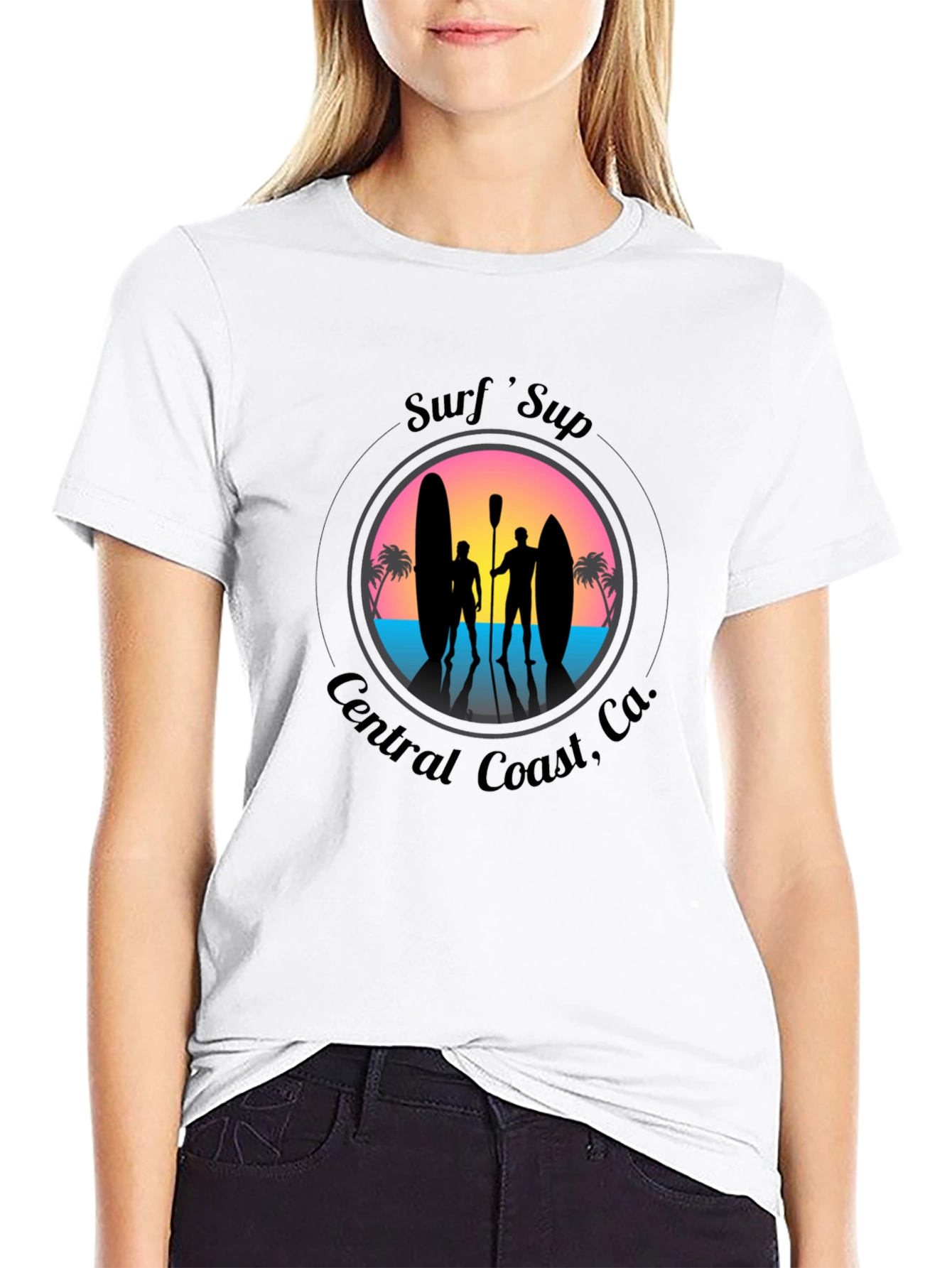 Surfs Up Central Coast Tee