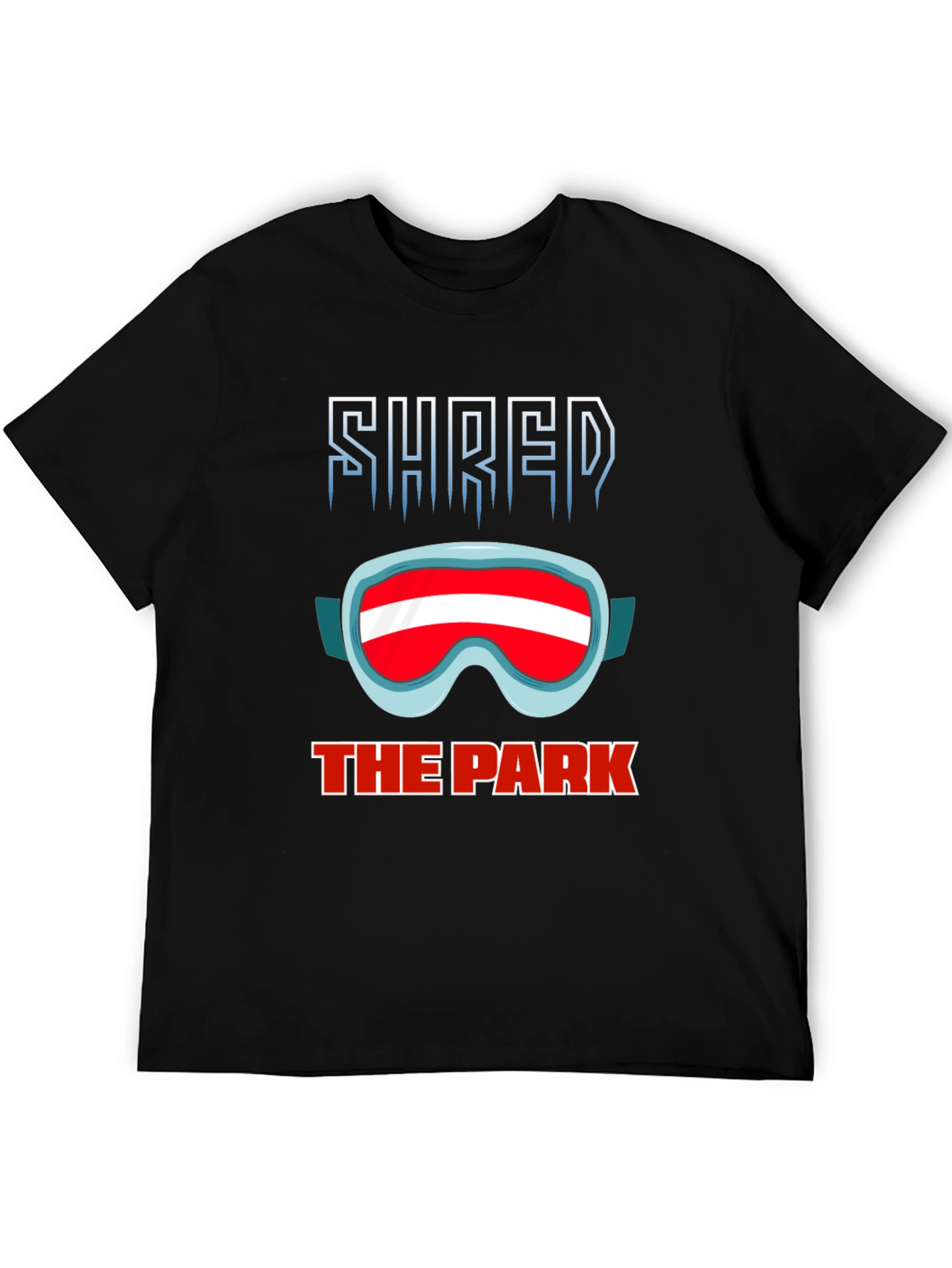 Shred the Park Black Graphic T-Shirt