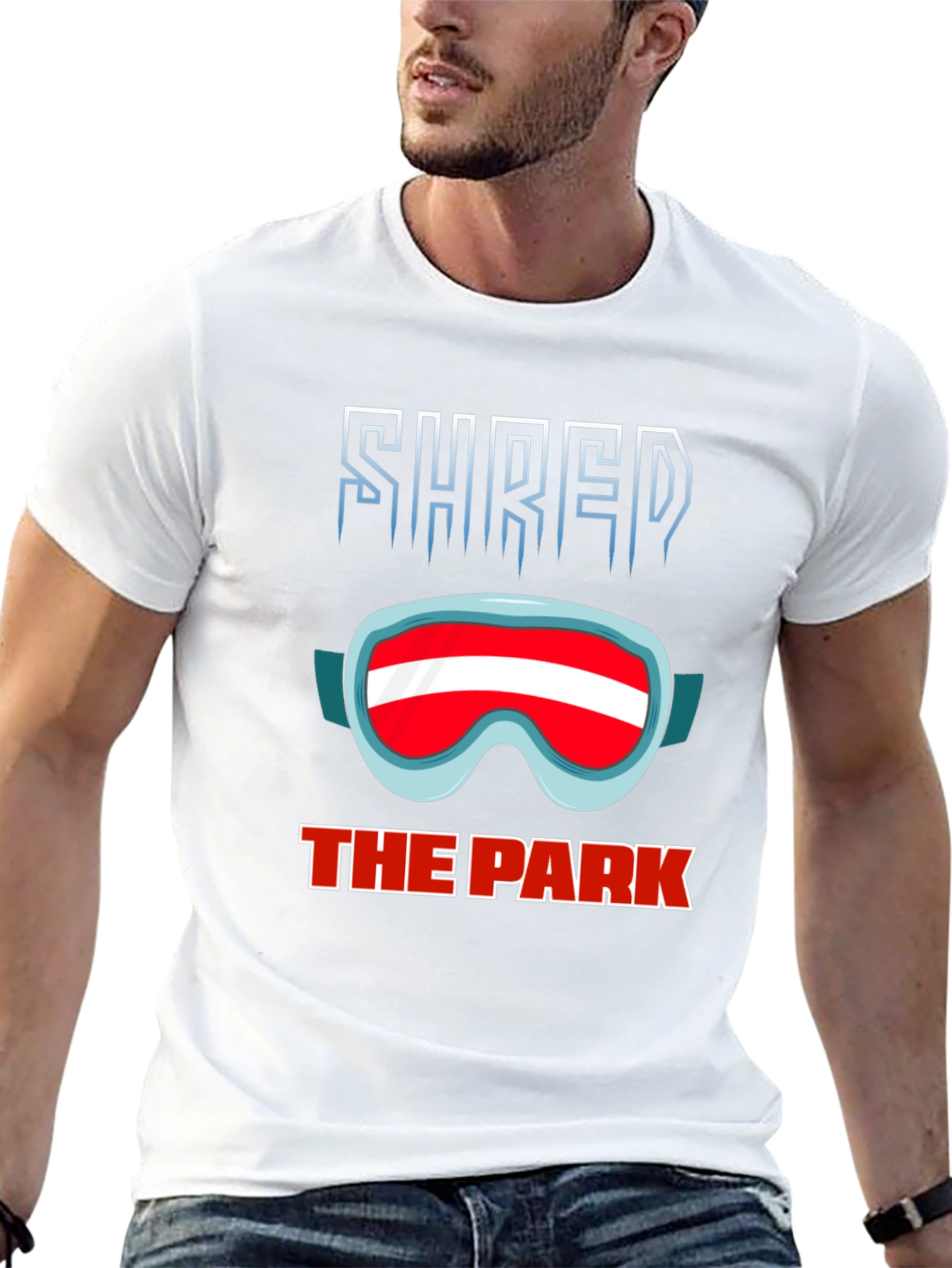 Shred the Park Black Graphic T-Shirt