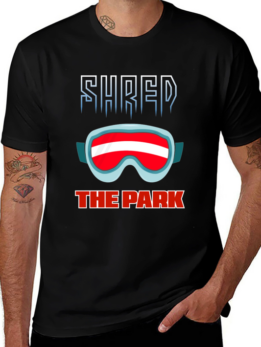 Shred the Park Black Graphic T-Shirt