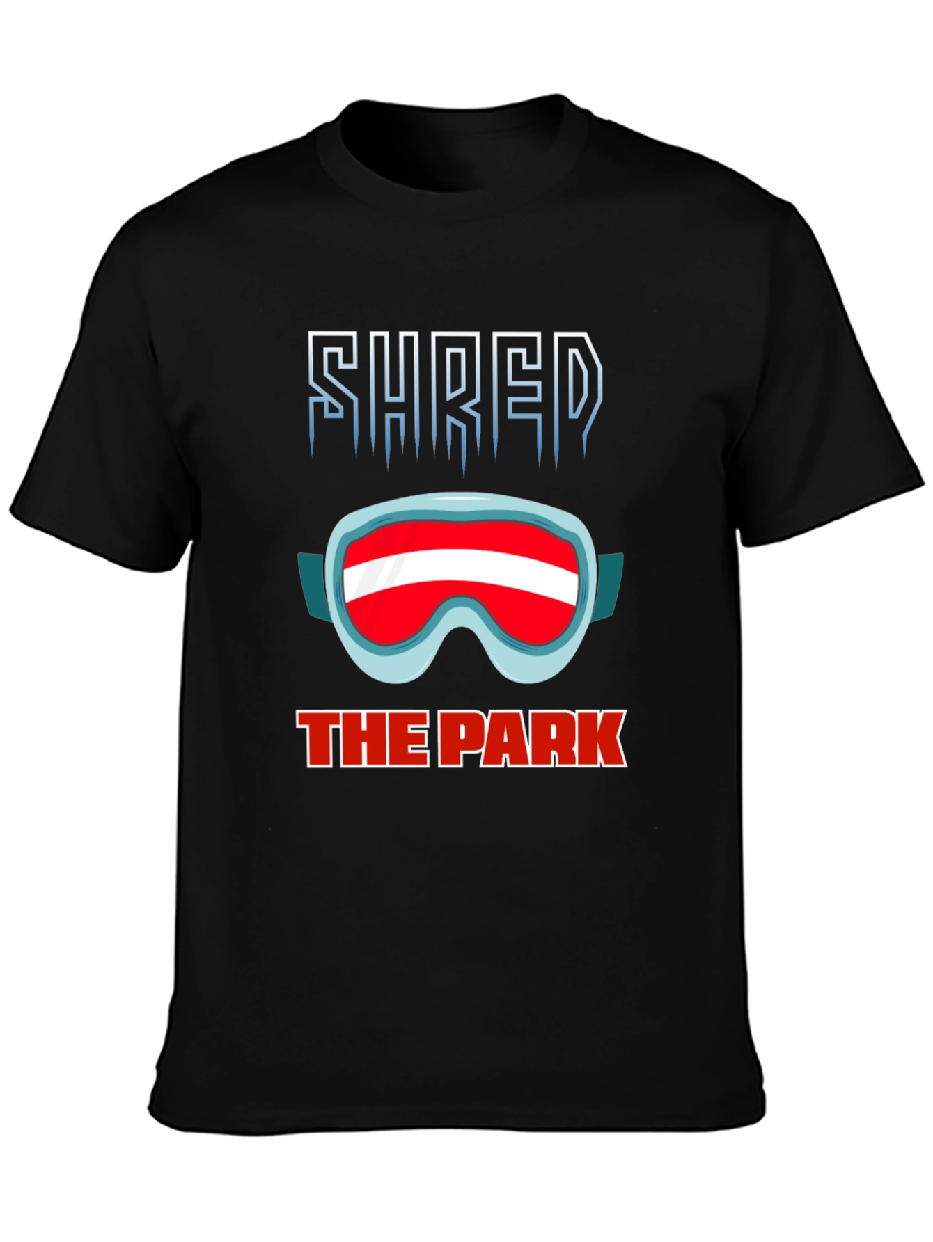Shred the Park Black Graphic T-Shirt