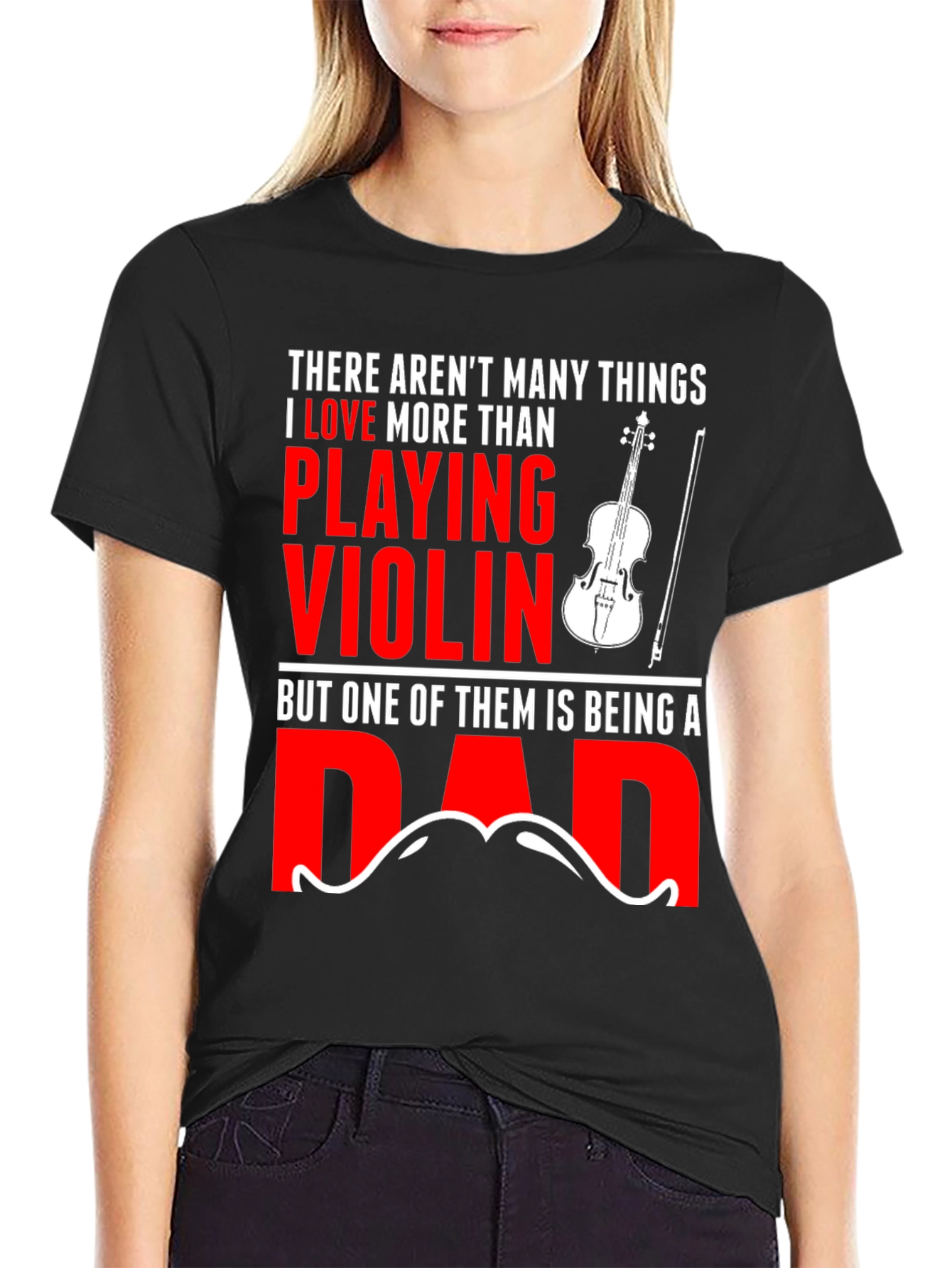 Violin Dad T-Shirt: Music Lovers Gift