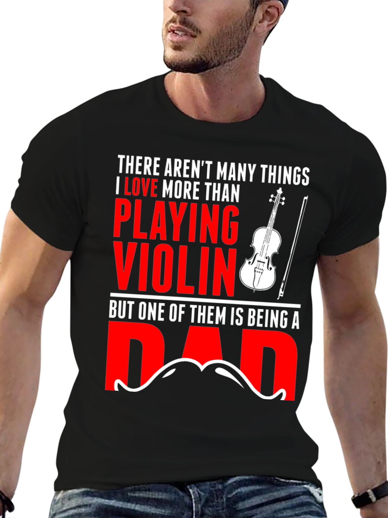 Violin Dad T-Shirt: Music Lovers Gift