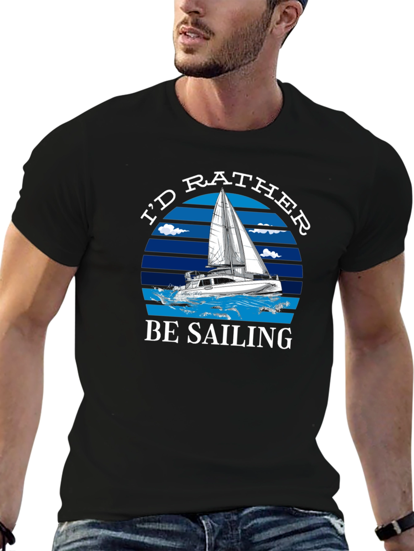 Id Rather Be Sailing T-Shirt