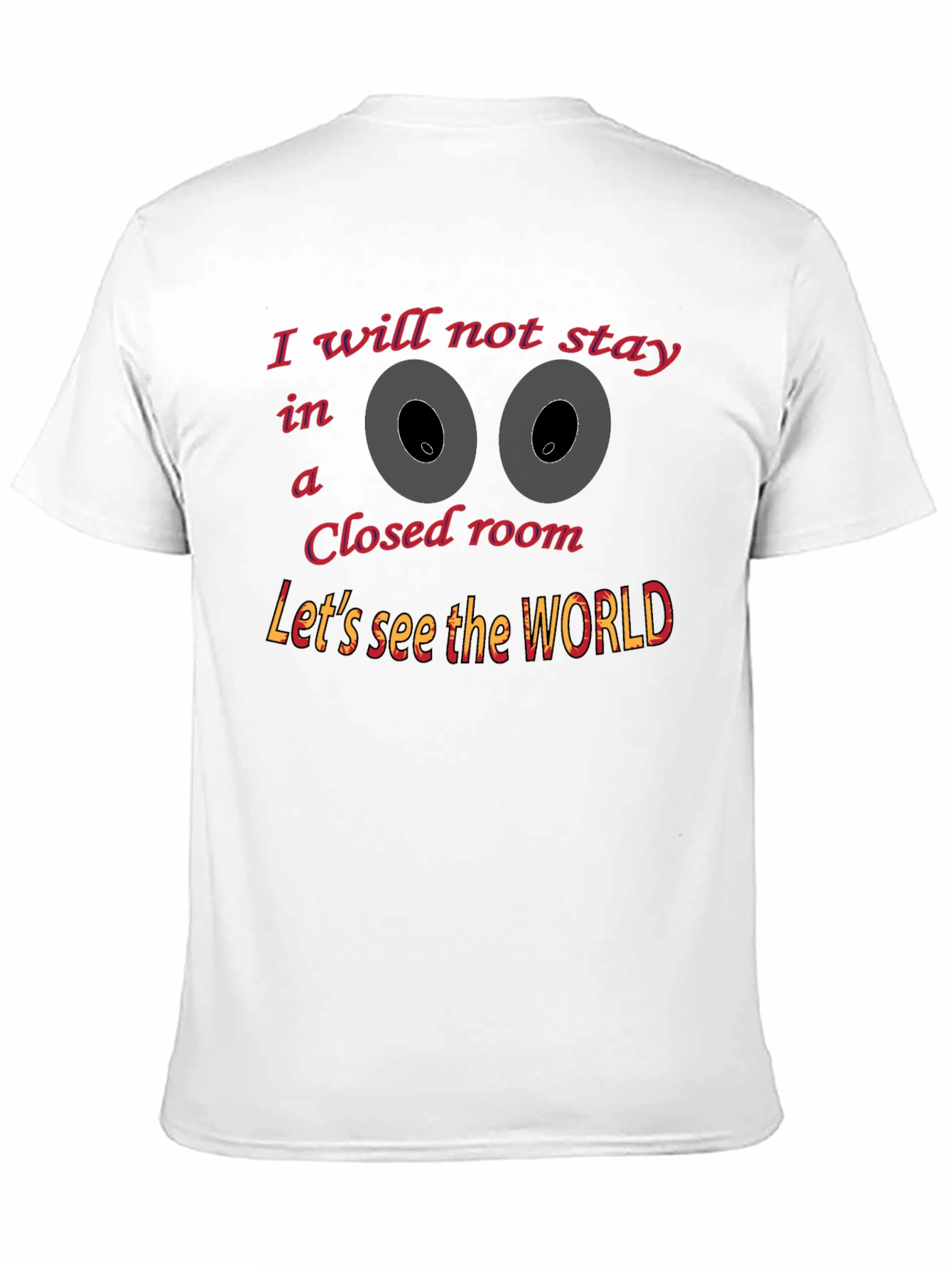 Motivational Graphic Tee - Lets See the World