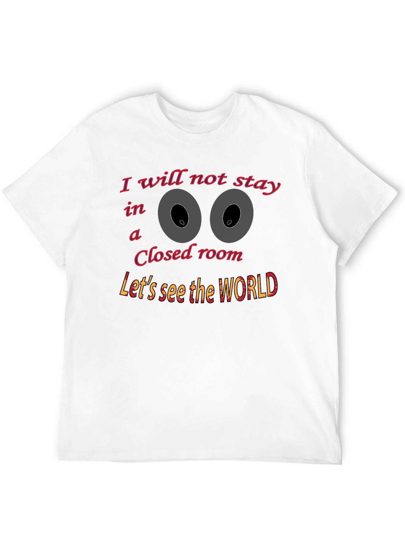 Motivational Graphic Tee - Lets See the World