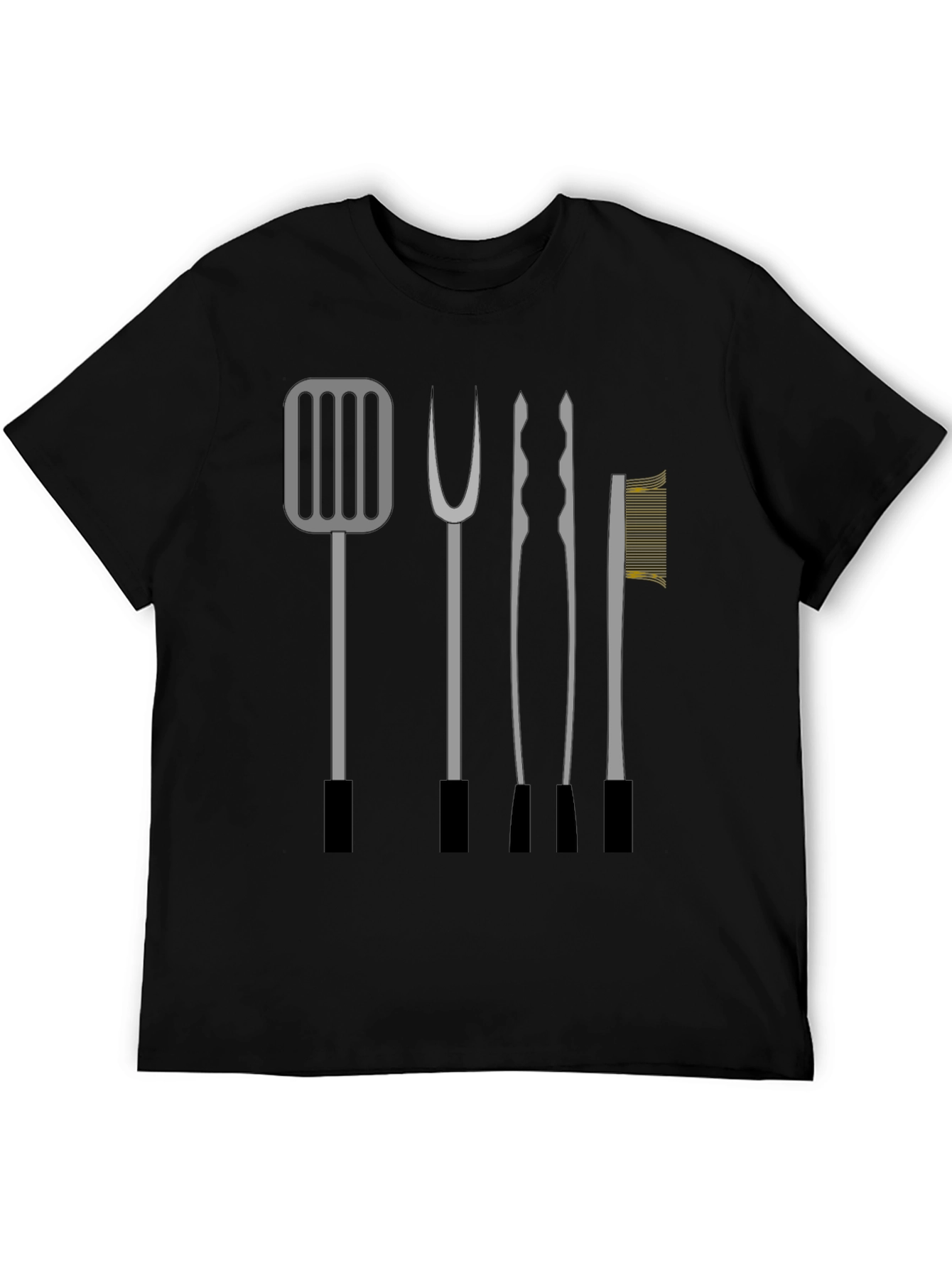 BBQ Tools Graphic Tee - Grilling Master T-Shirt