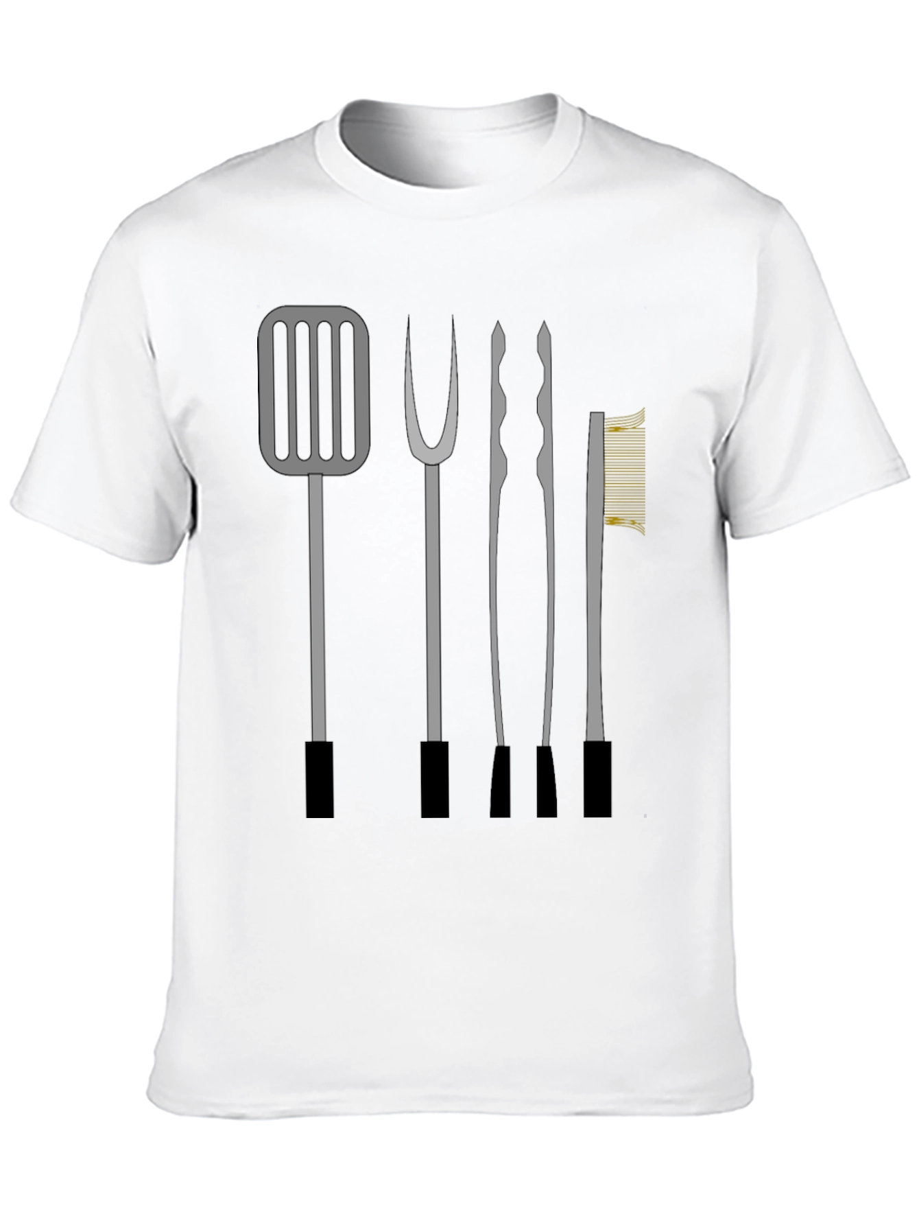 BBQ Tools Graphic Tee - Grilling Master T-Shirt