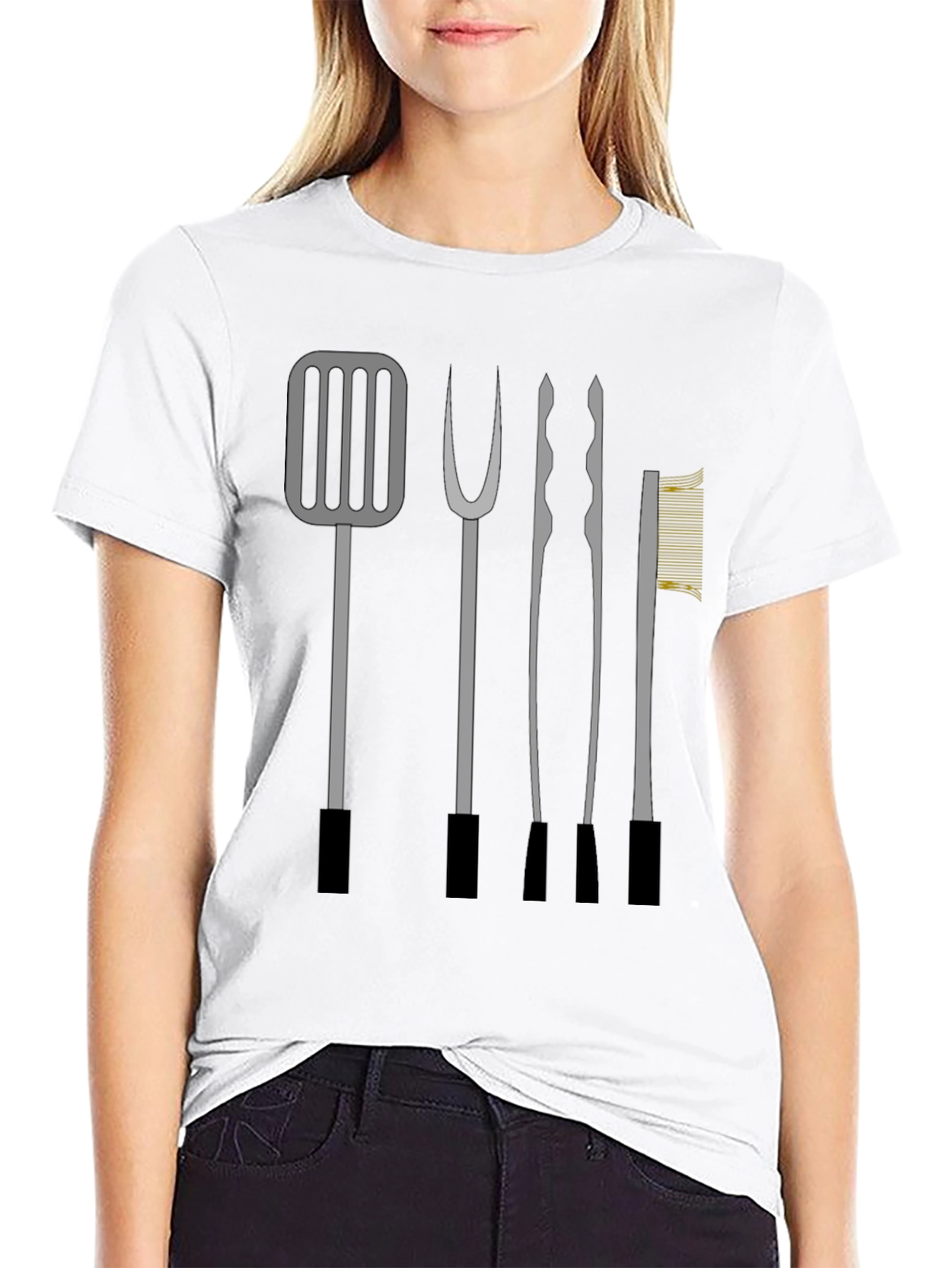 BBQ Tools Graphic Tee - Grilling Master T-Shirt