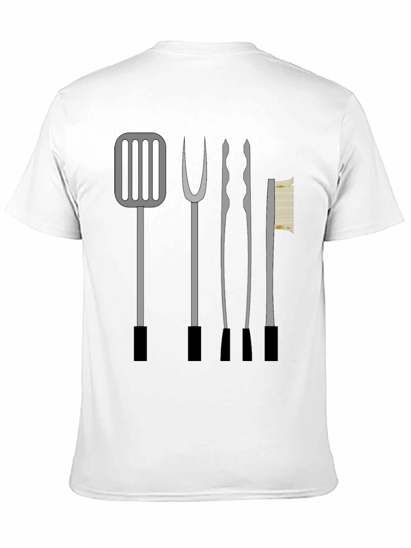 BBQ Tools Graphic Tee - Grilling Master T-Shirt