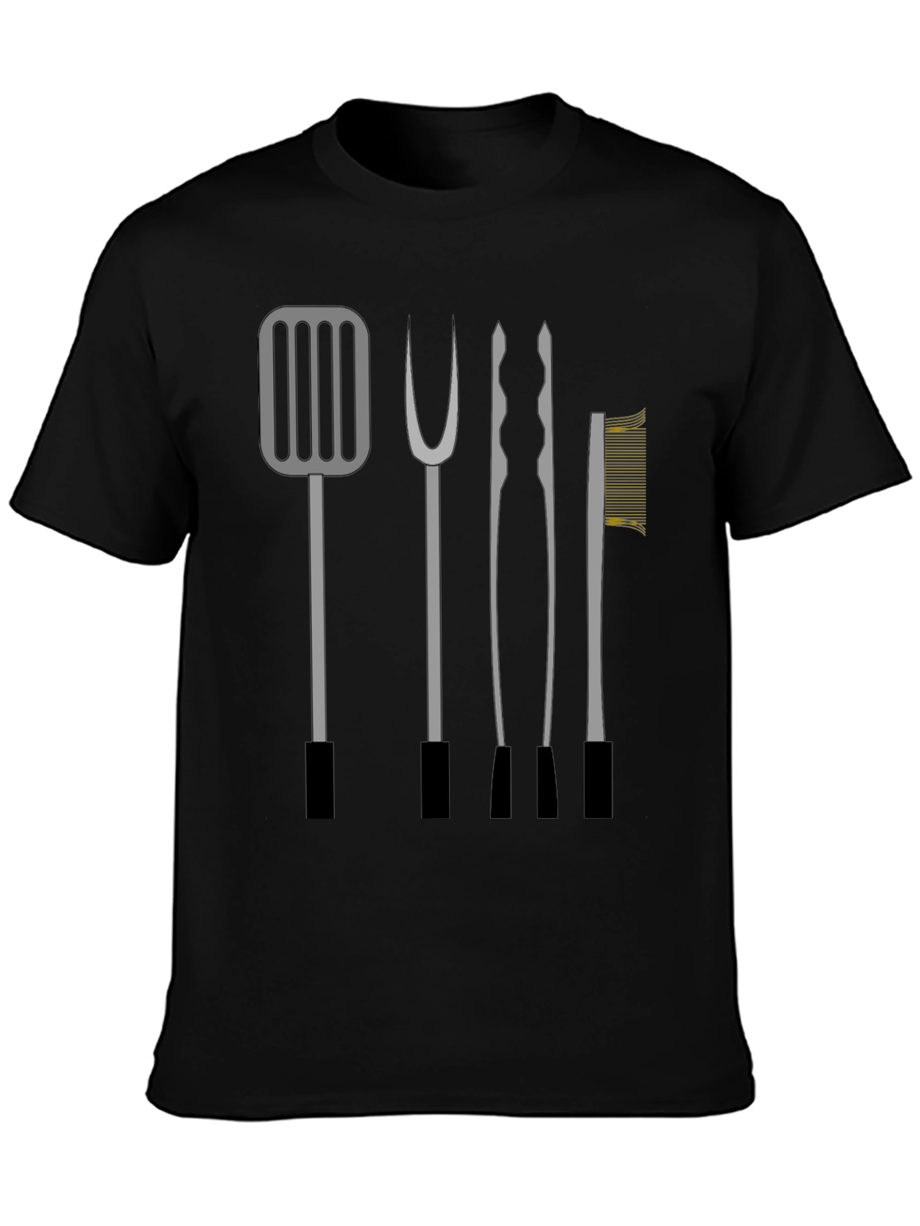BBQ Tools Graphic Tee - Grilling Master T-Shirt