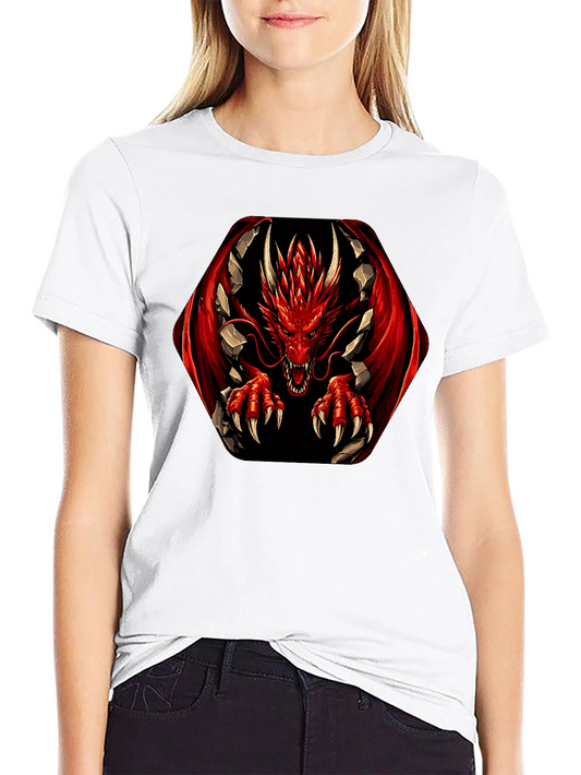 Red Dragon Graphic Tee - Mens Black T-Shirt