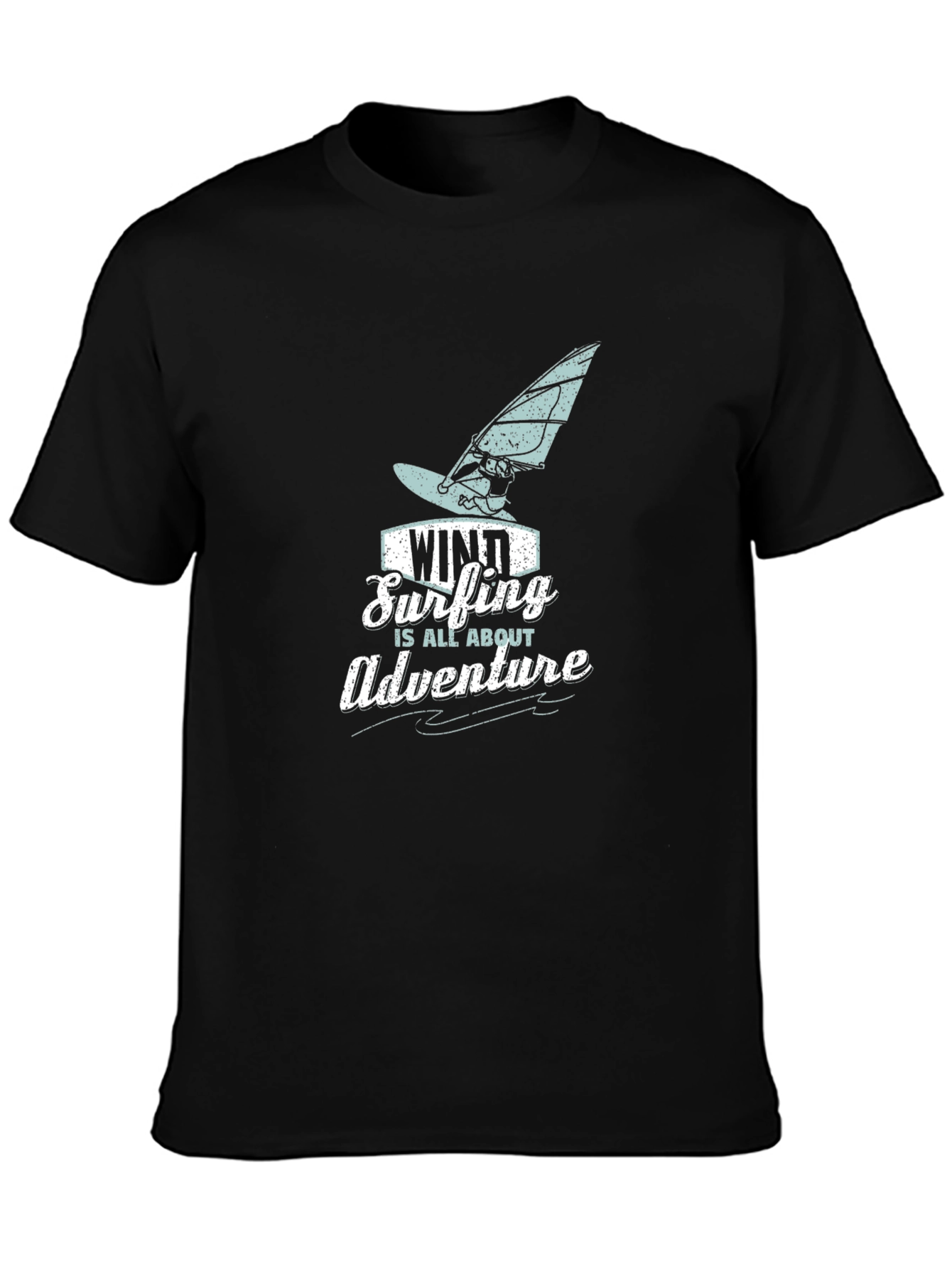 Windsurfing Adventure T-Shirt - Black