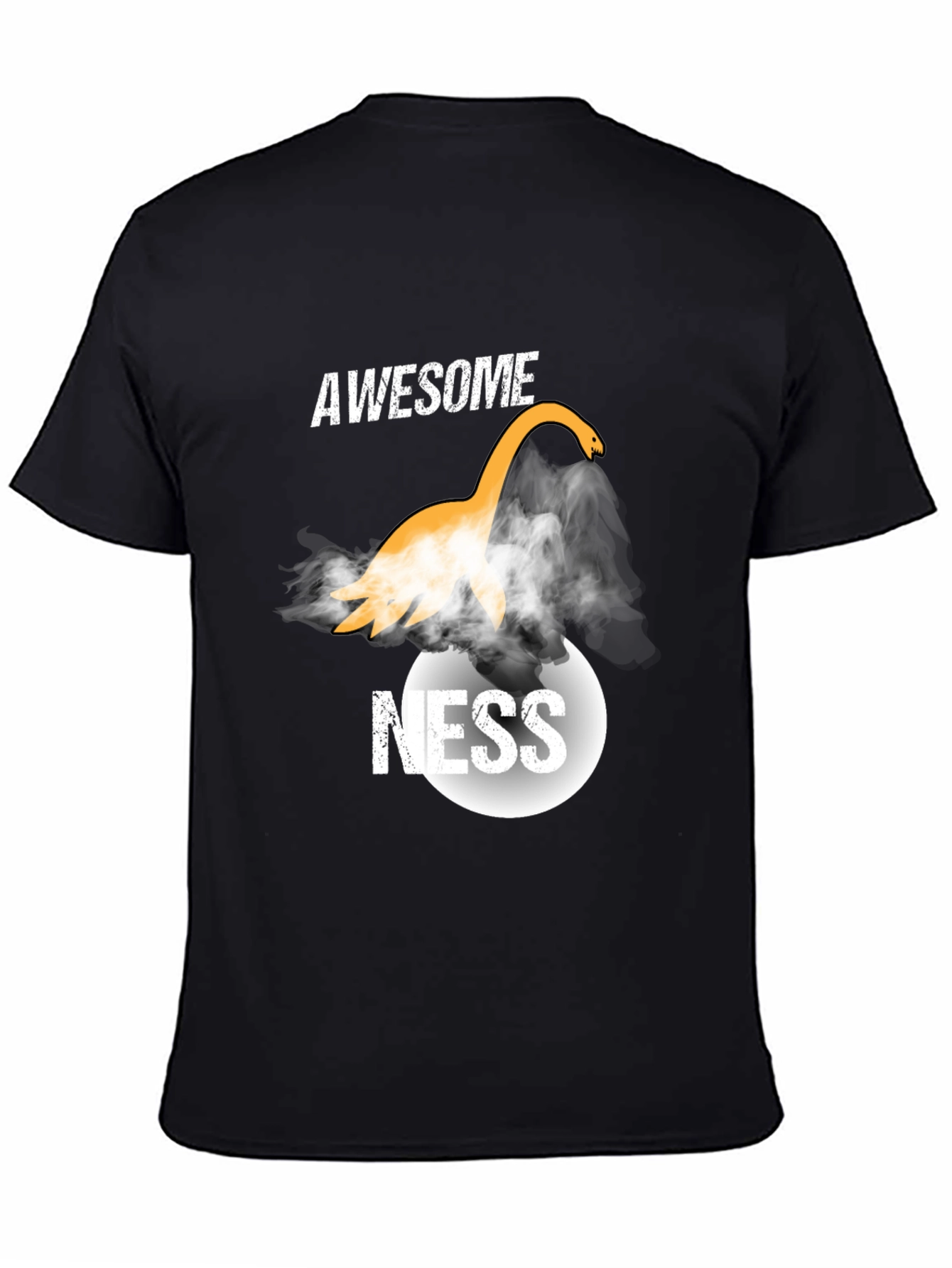 Awesome Ness Loch Ness Monster Graphic T-Shirt