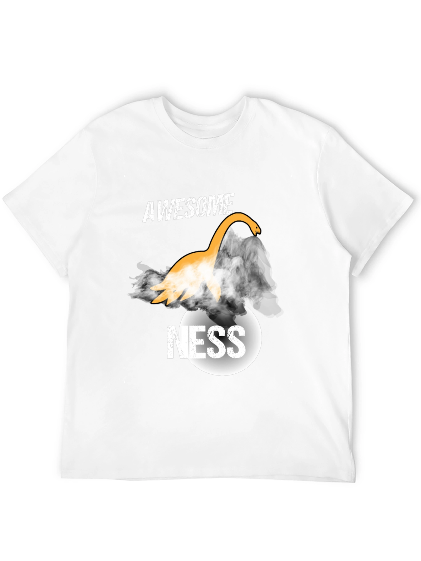 Awesome Ness Loch Ness Monster Graphic T-Shirt