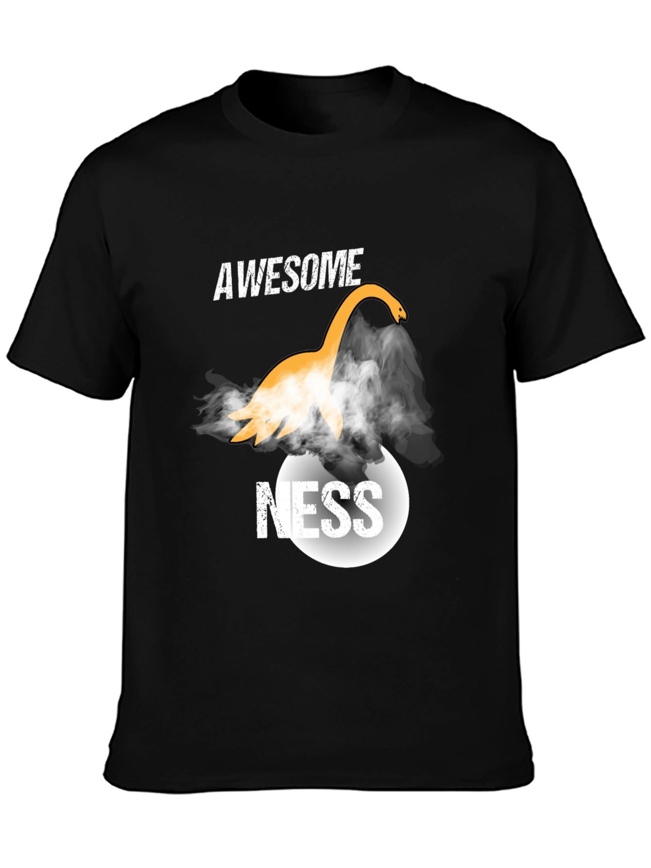 Awesome Ness Loch Ness Monster Graphic T-Shirt