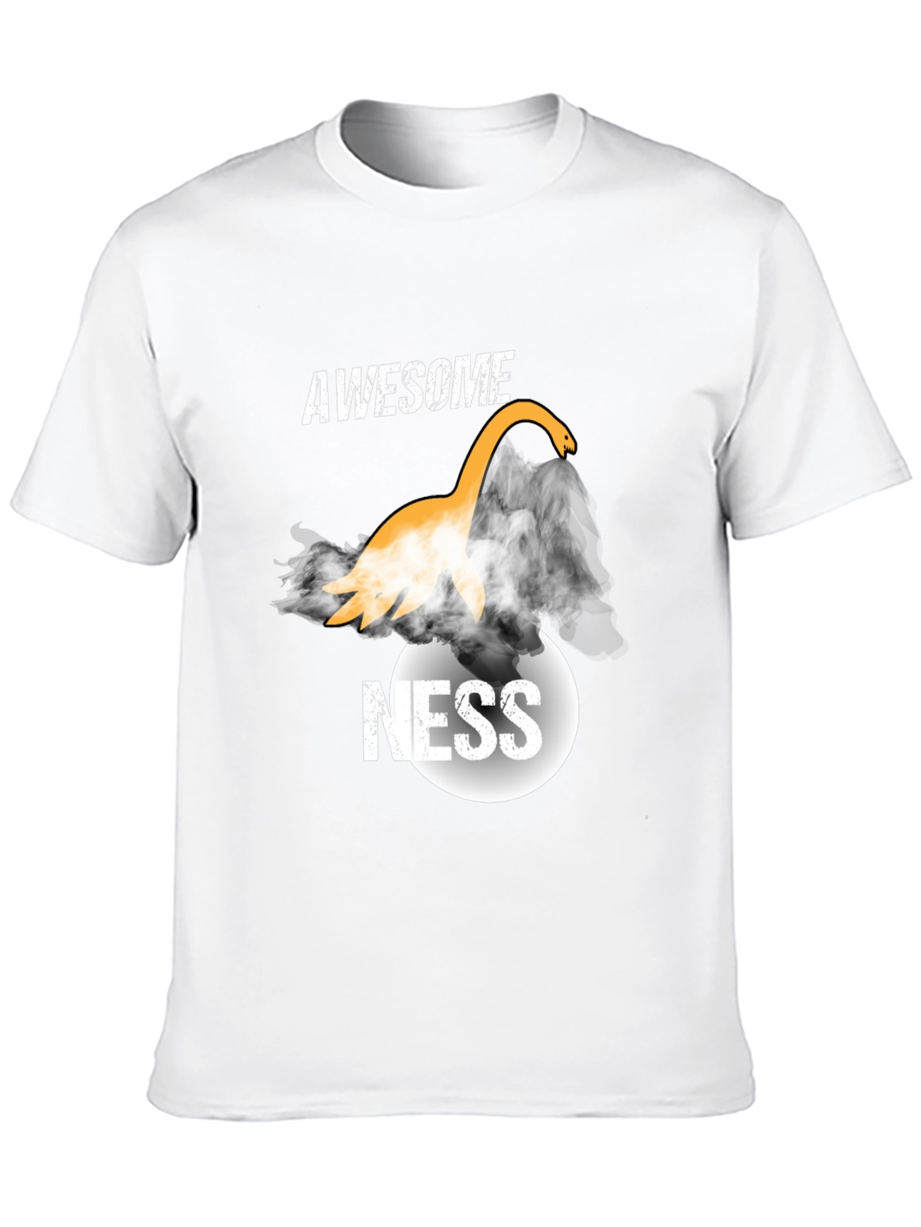 Awesome Ness Loch Ness Monster Graphic T-Shirt