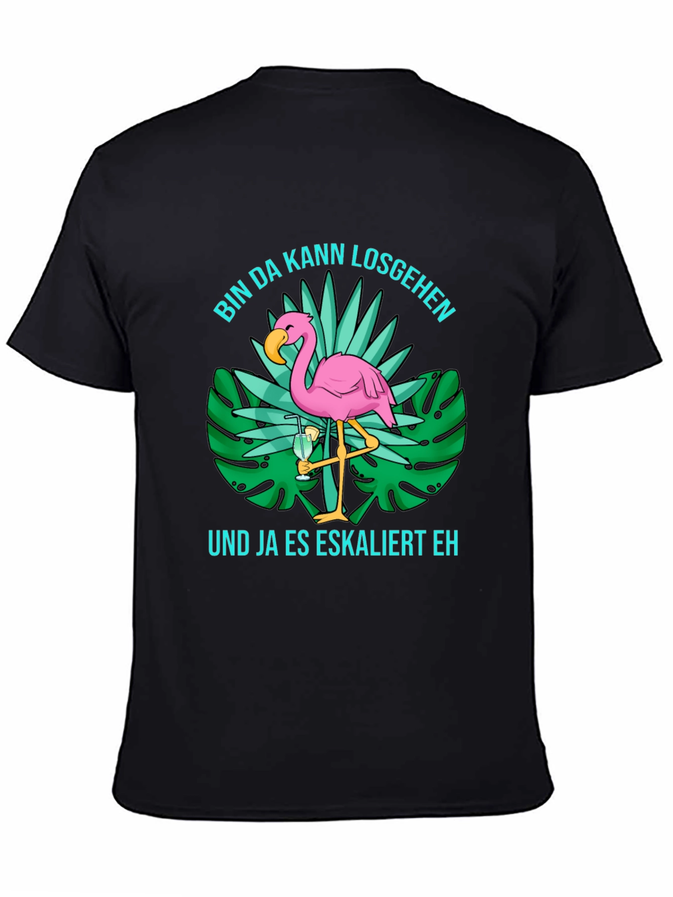 Tropical Flamingo T-Shirt: Party Ready!