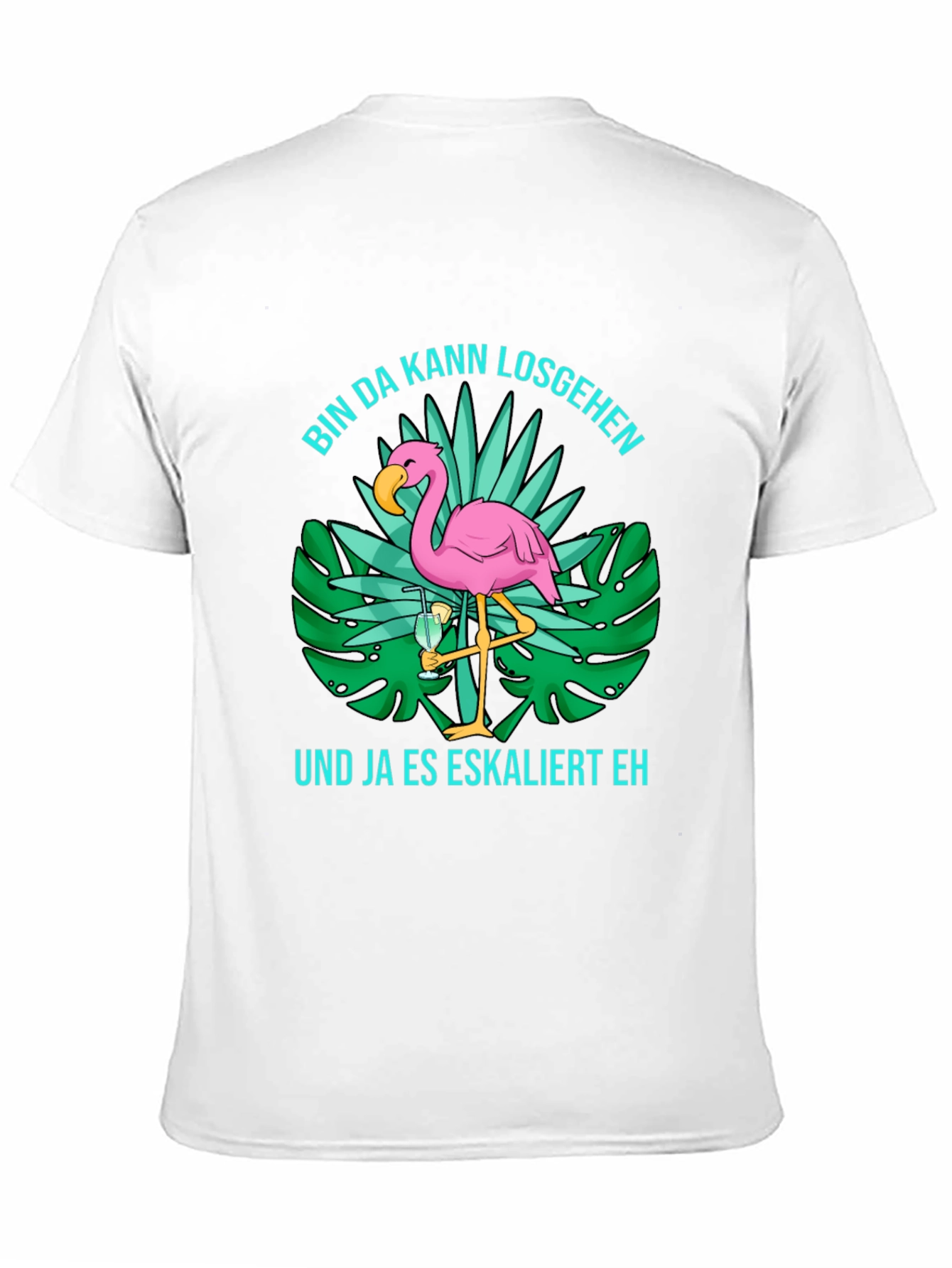 Tropical Flamingo T-Shirt: Party Ready!