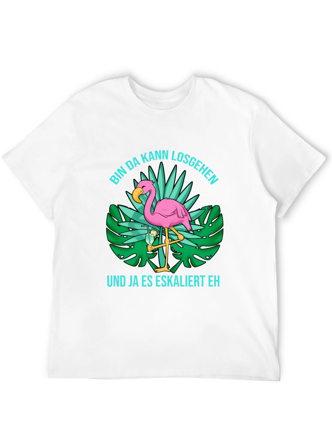 Tropical Flamingo T-Shirt: Party Ready!