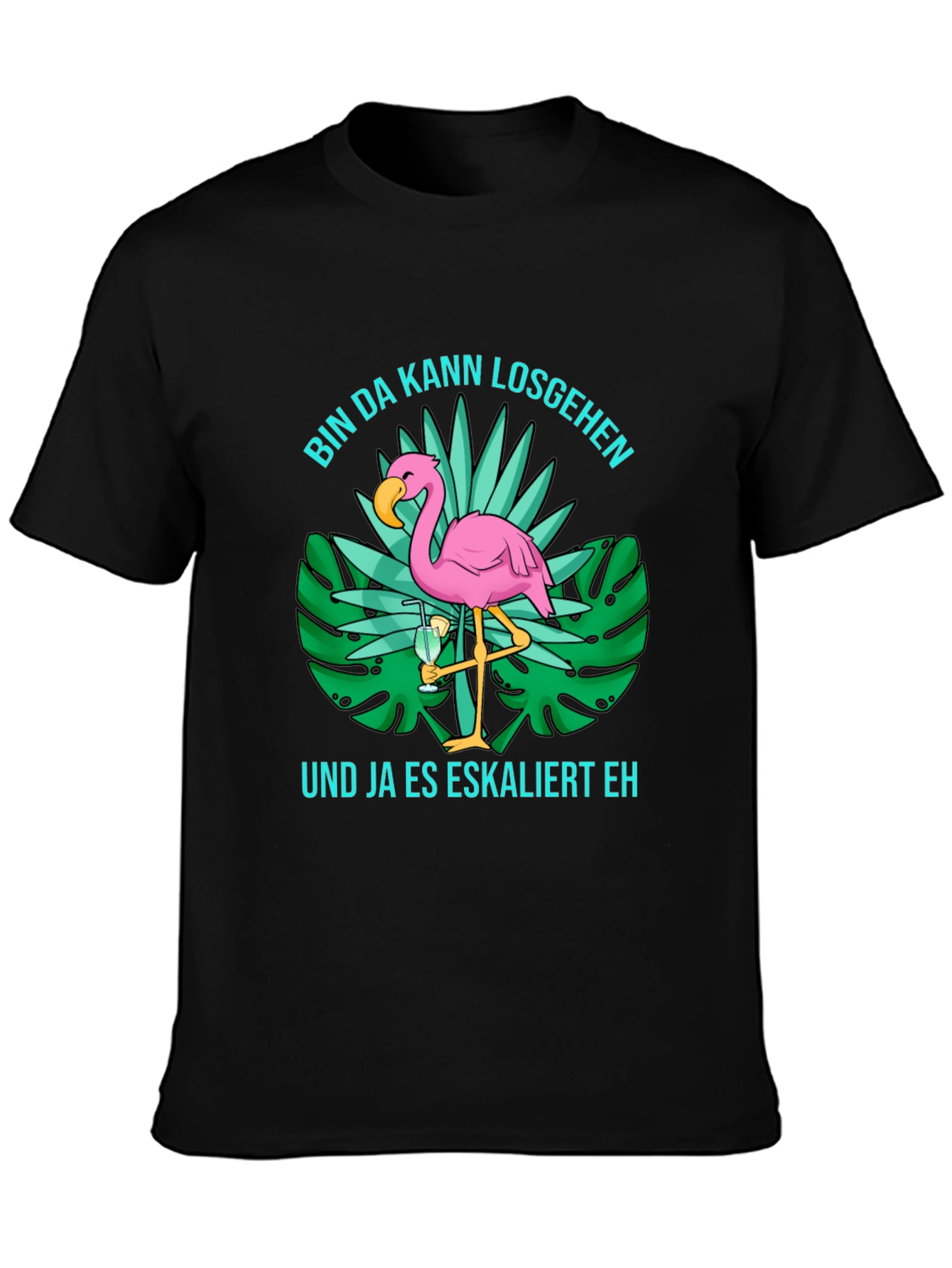 Tropical Flamingo T-Shirt: Party Ready!