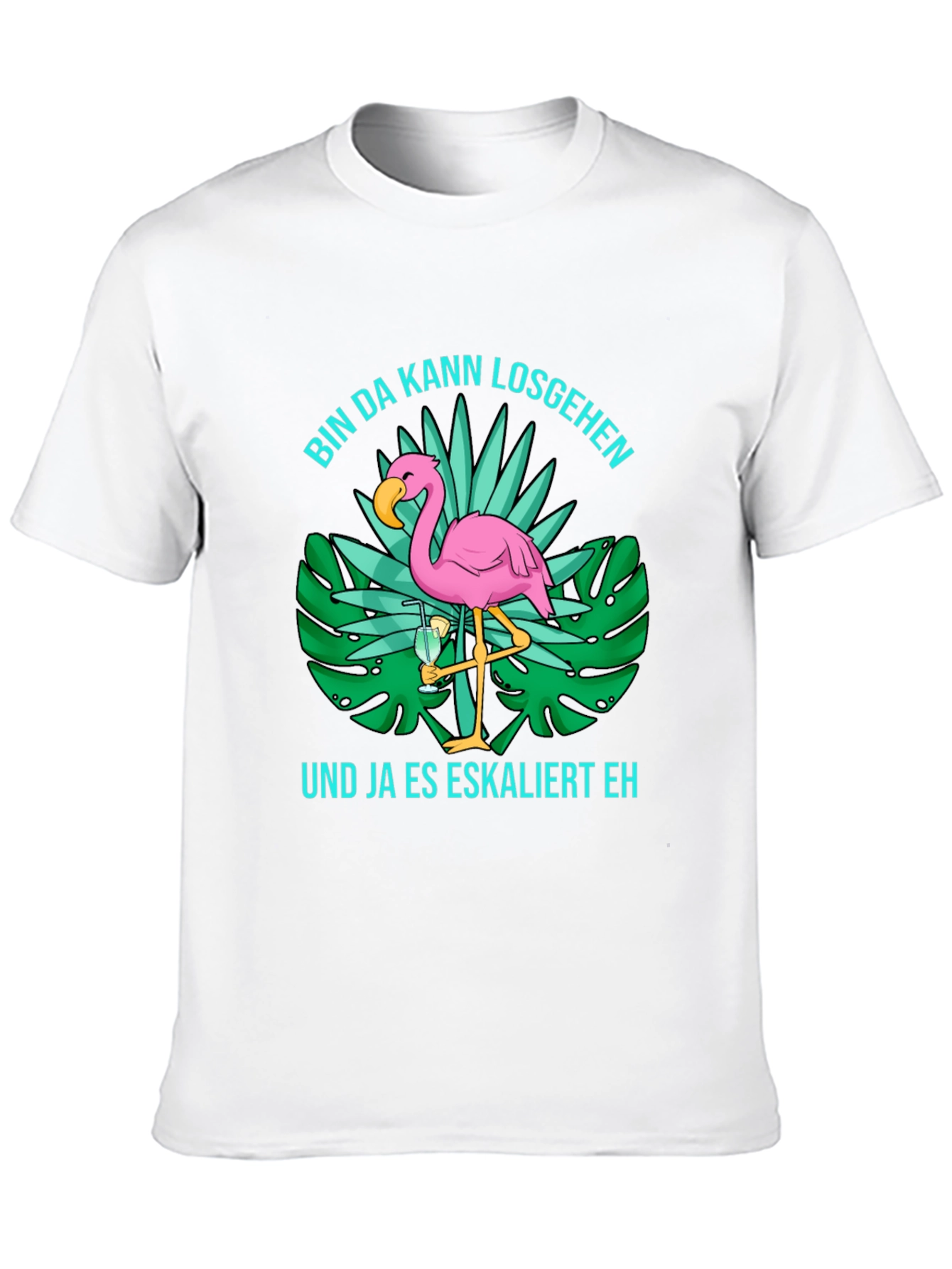 Tropical Flamingo T-Shirt: Party Ready!