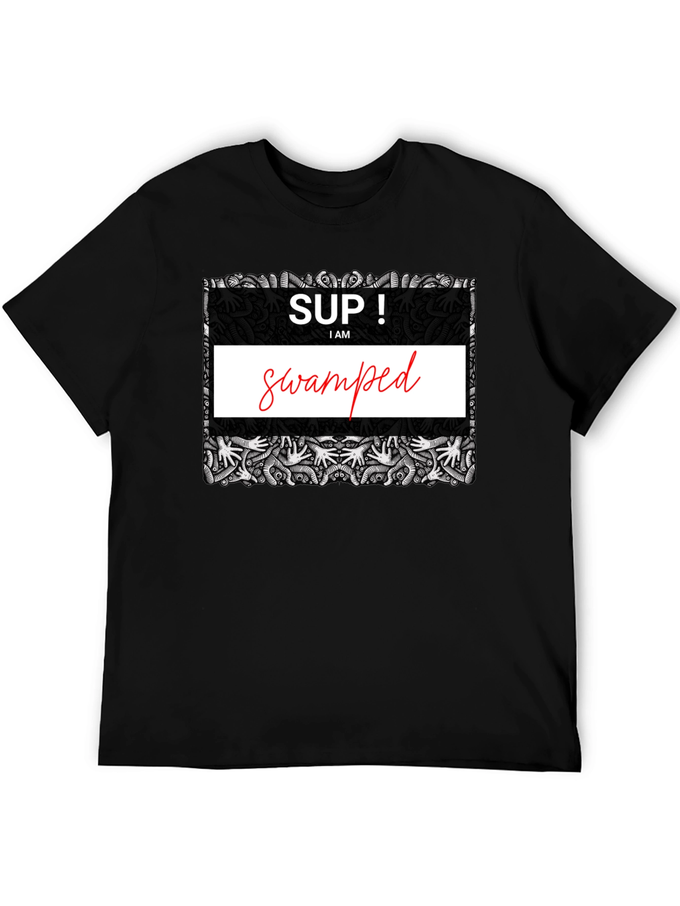 Swamped Graphic Tee - Unique Design Comfortable Fit