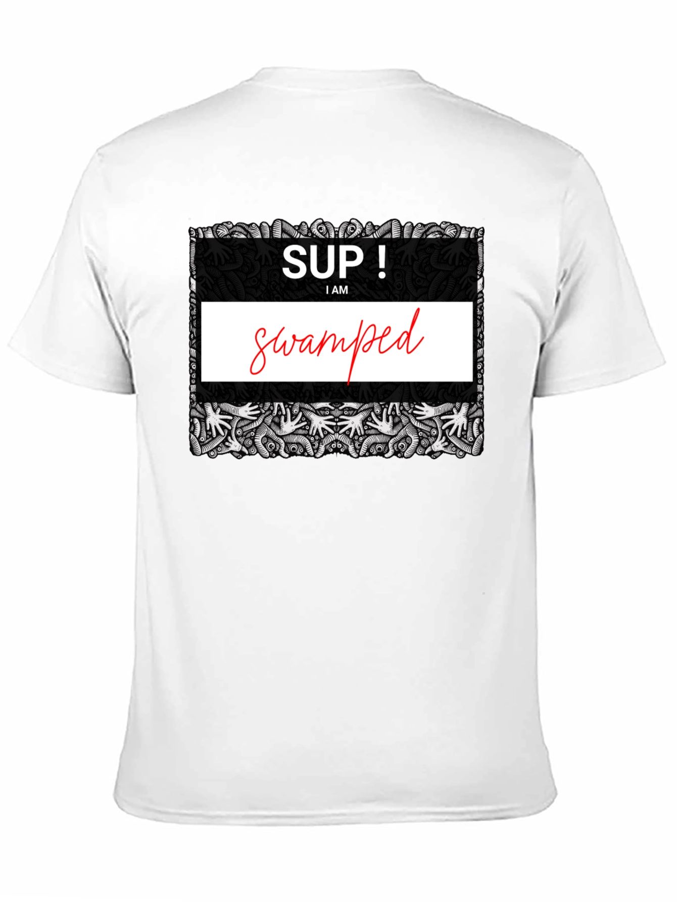 Swamped Graphic Tee - Unique Design Comfortable Fit
