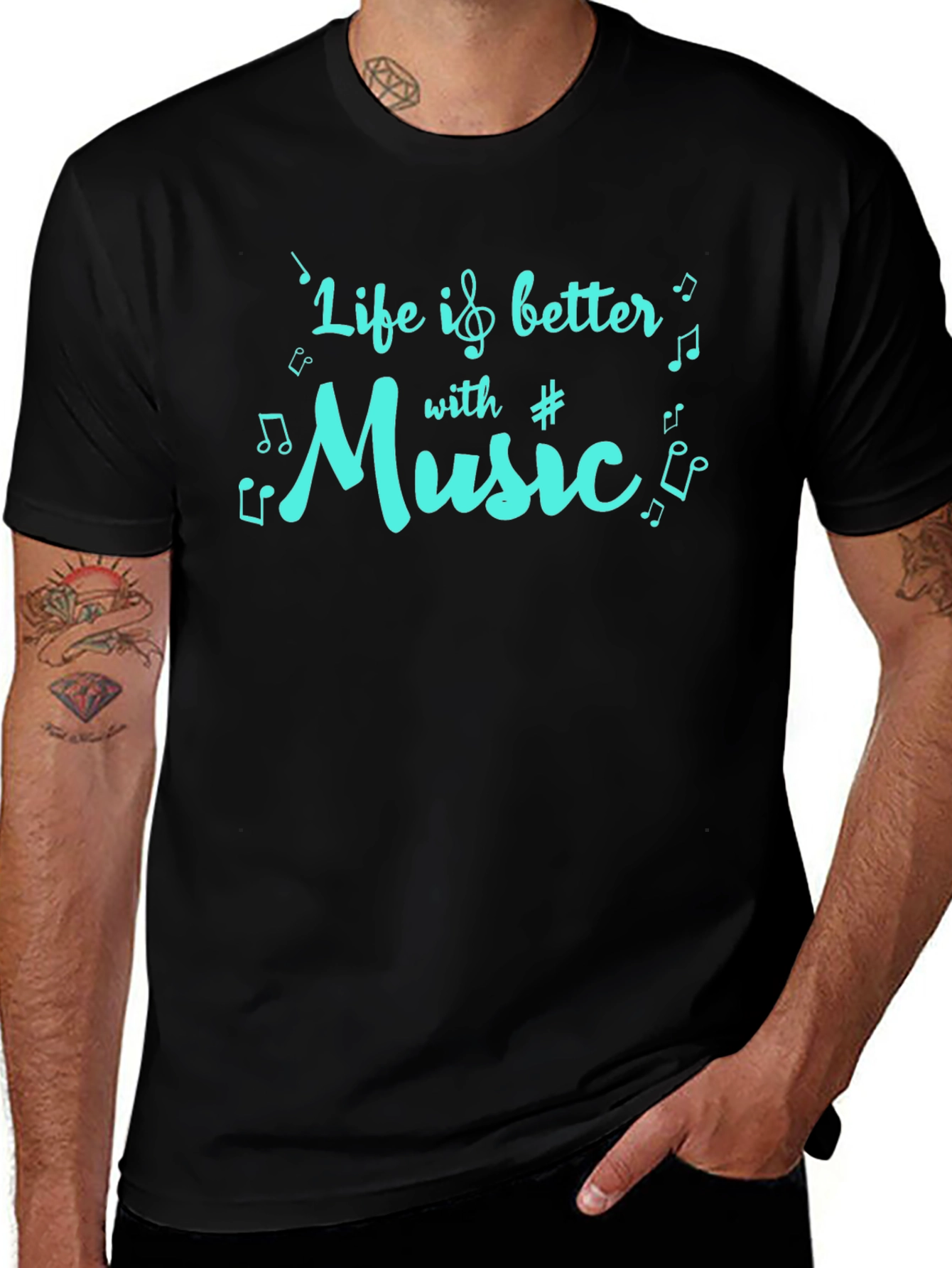 Life is Better with Music T-Shirt