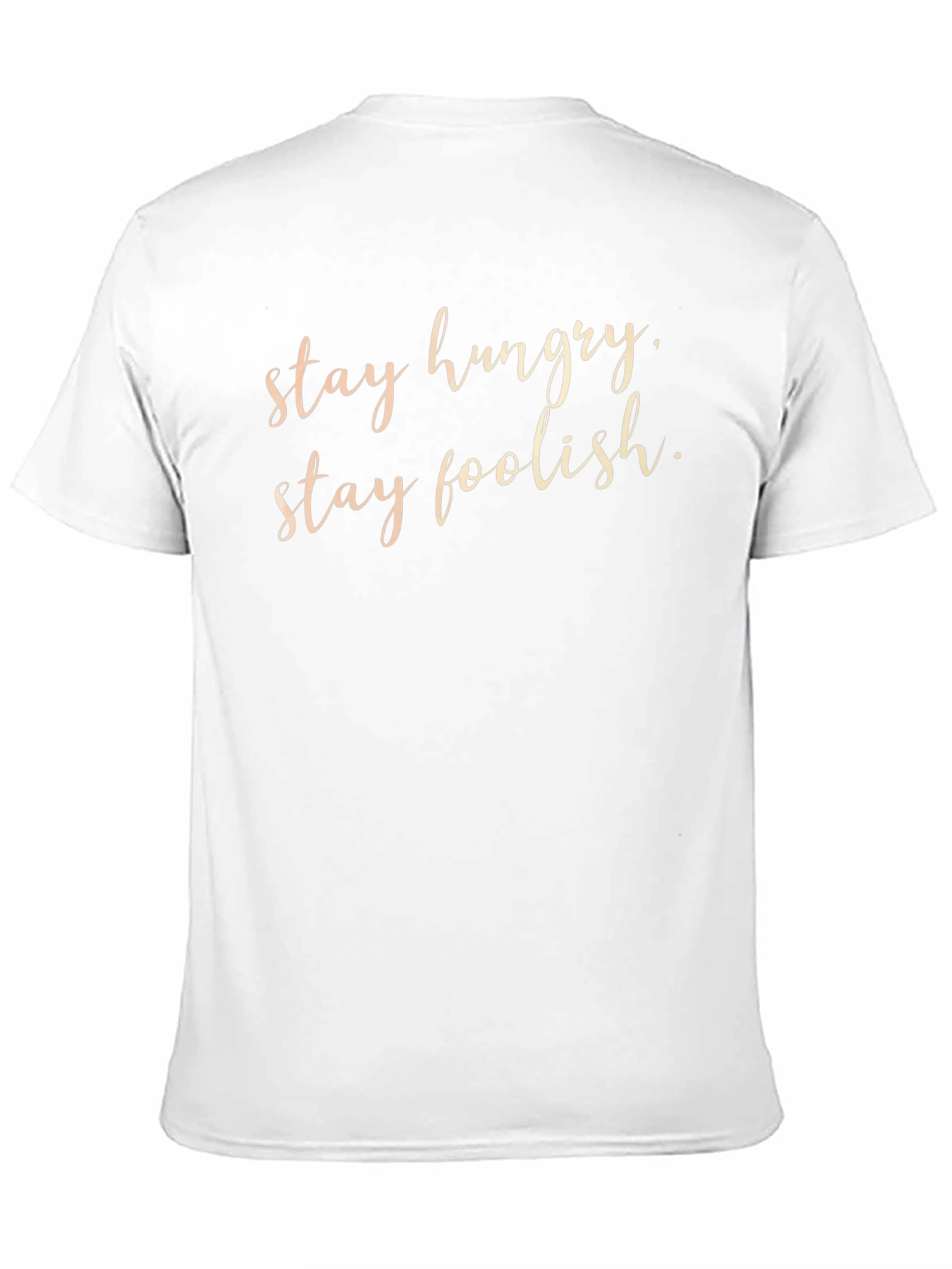 Stay Hungry Stay Foolish Black T-Shirt
