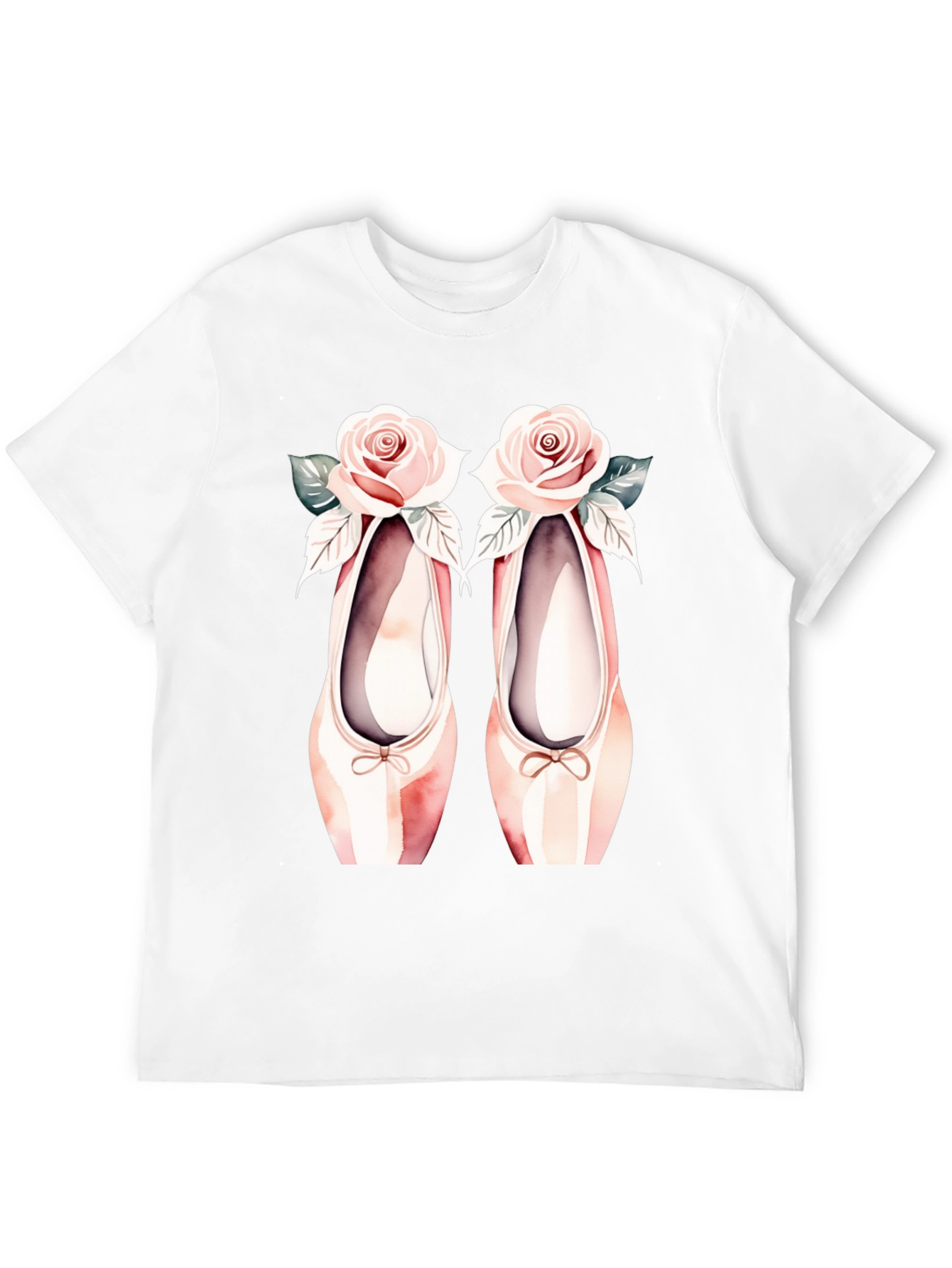 Ballet Shoes & Roses Graphic Tee