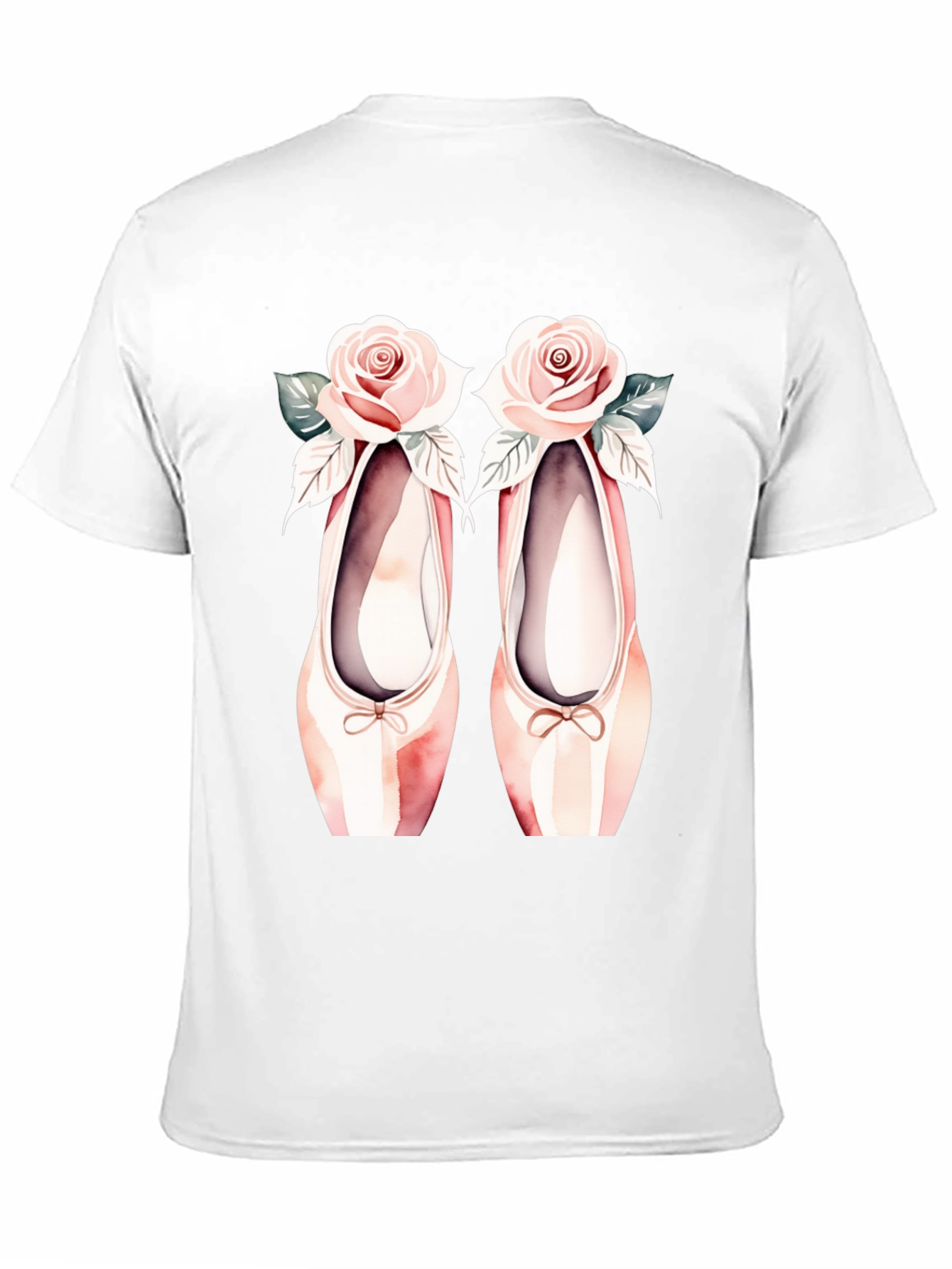 Ballet Shoes & Roses Graphic Tee