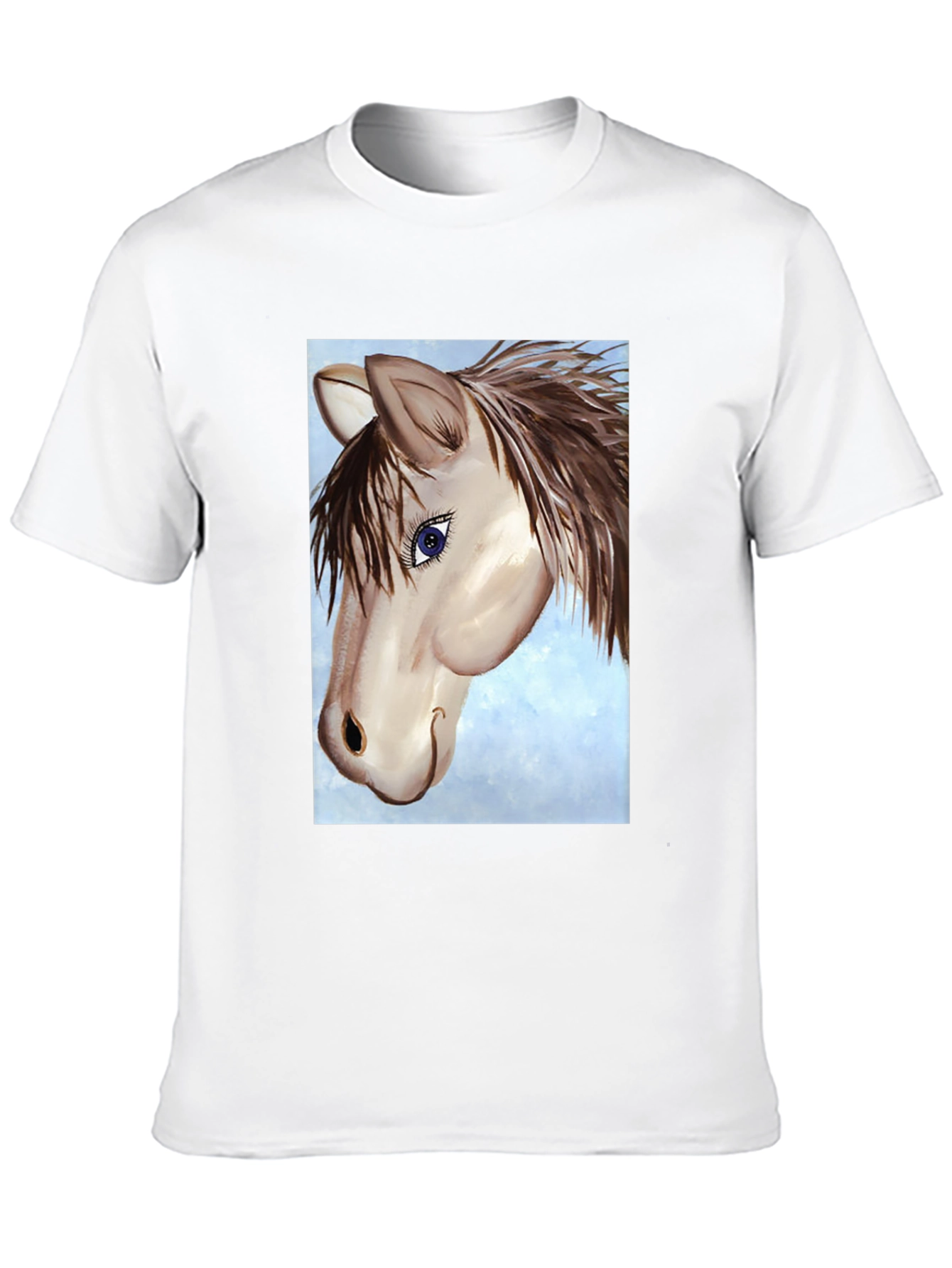 Horse Graphic Tee - Unisex Black T-Shirt