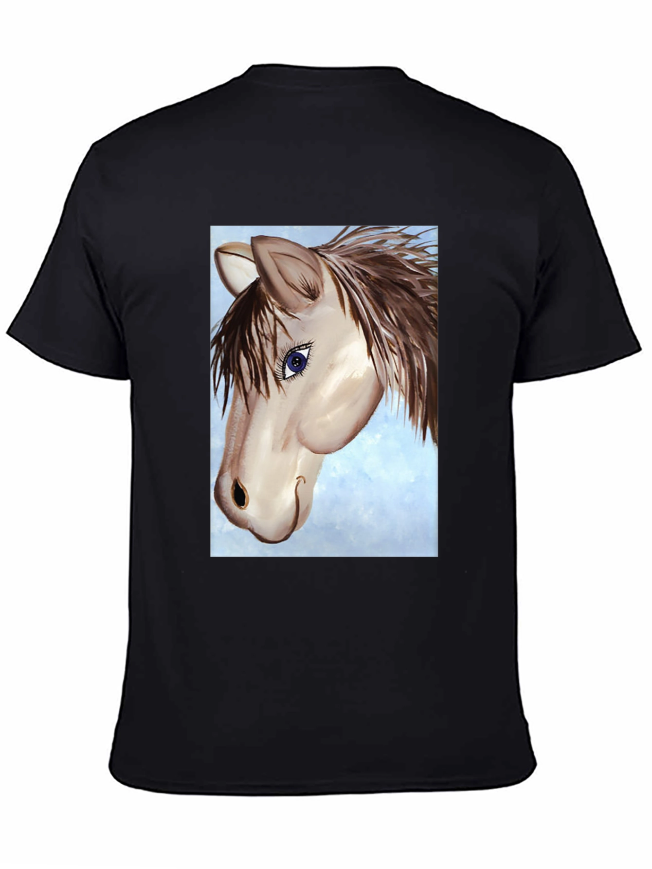 Horse Graphic Tee - Unisex Black T-Shirt