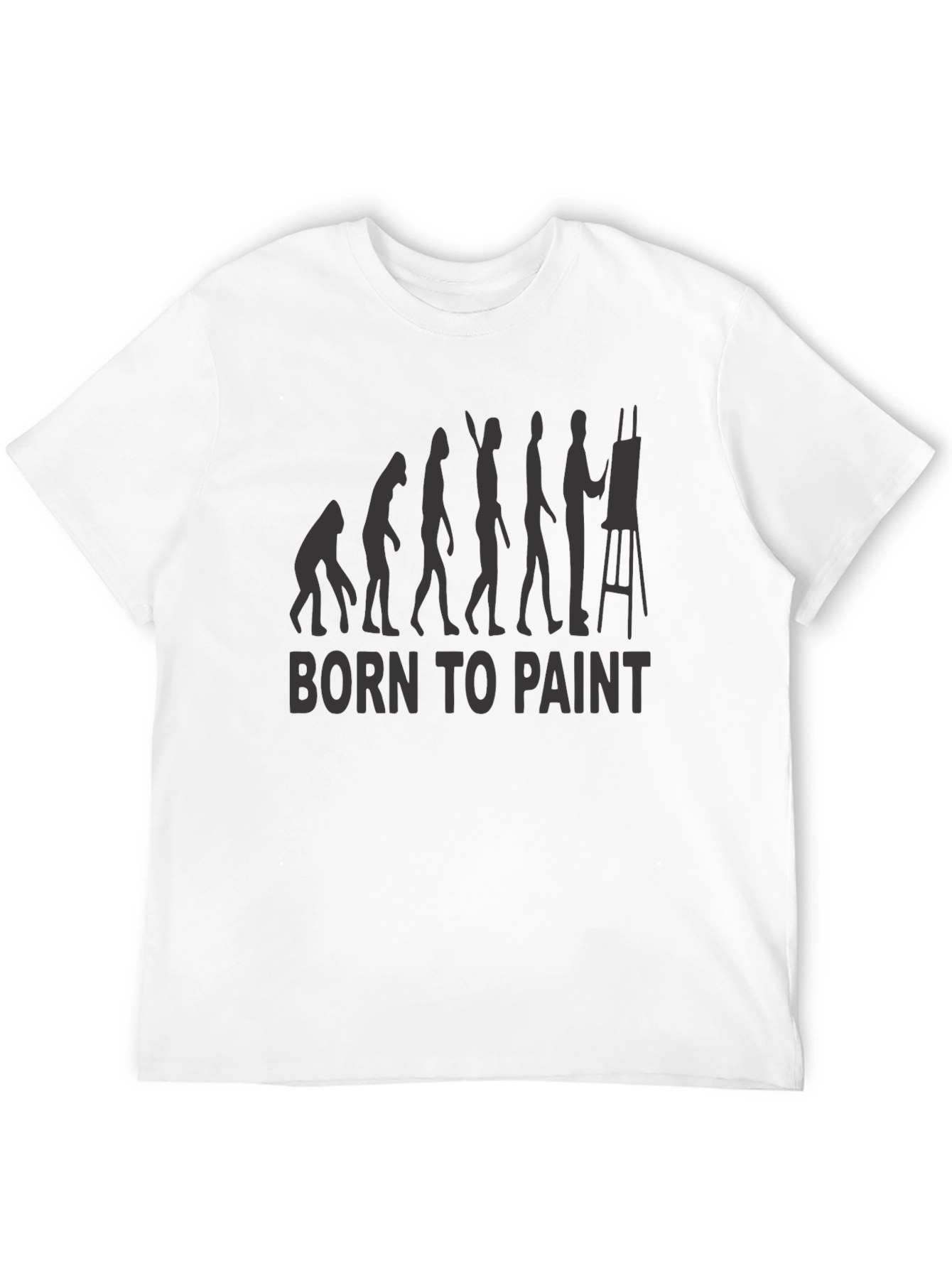 Born to Paint Evolution Graphic T-Shirt