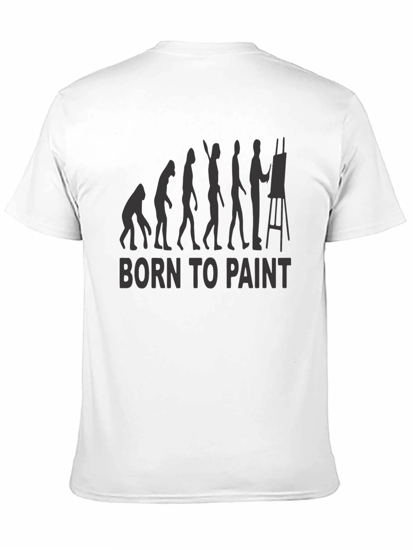 Born to Paint Evolution Graphic T-Shirt