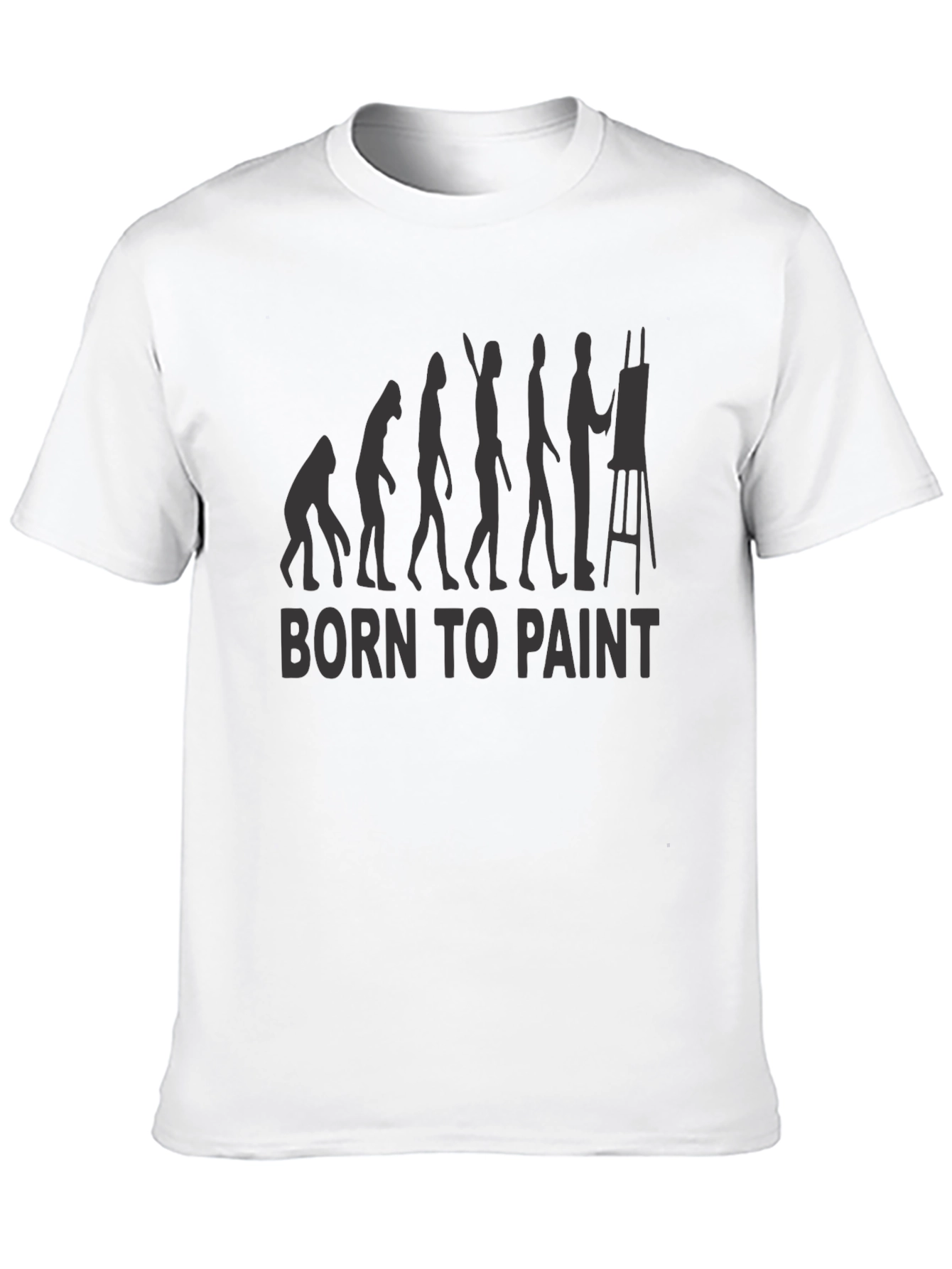 Born to Paint Evolution Graphic T-Shirt