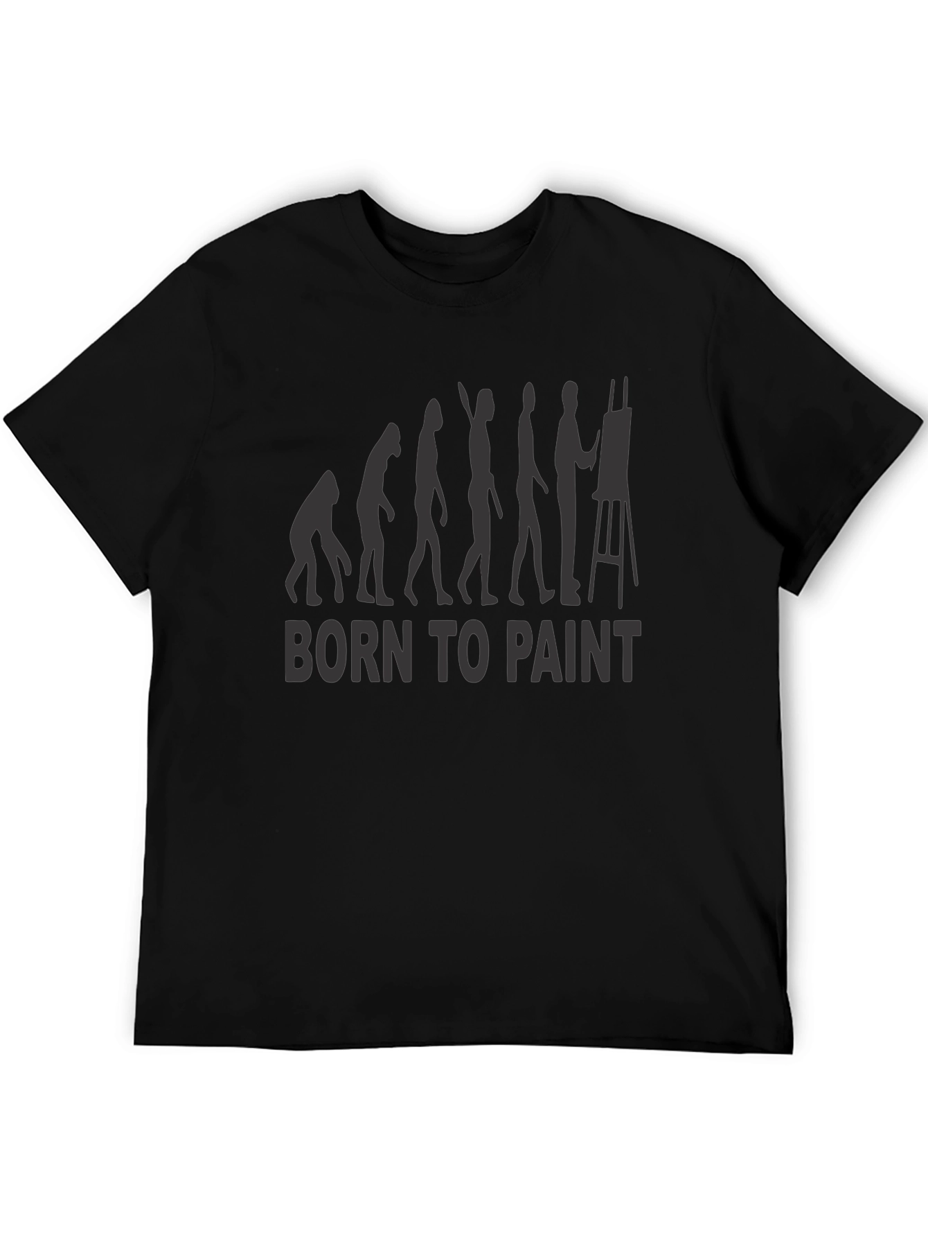 Born to Paint Evolution Graphic T-Shirt