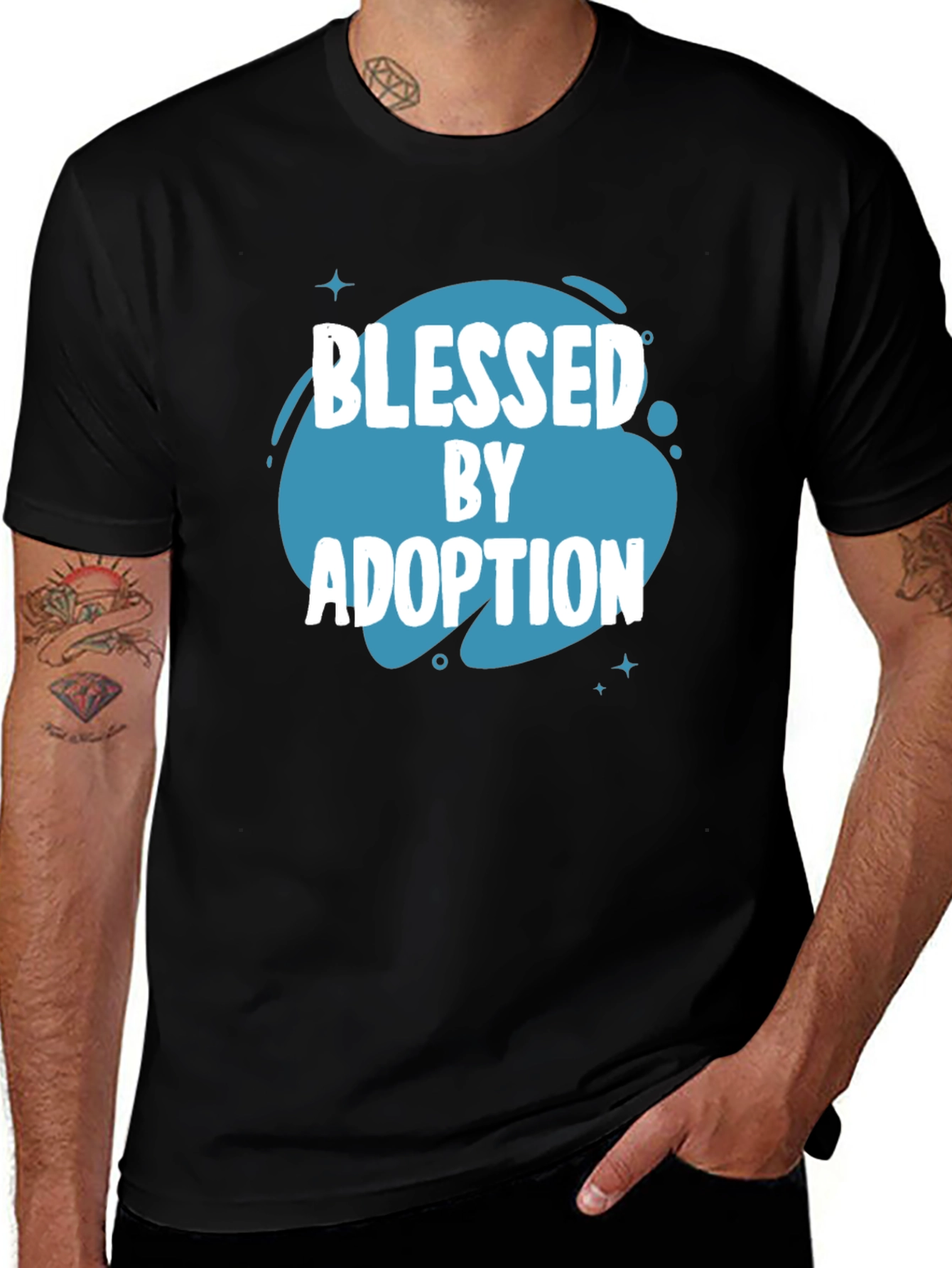 Blessed By Adoption Graphic Tee