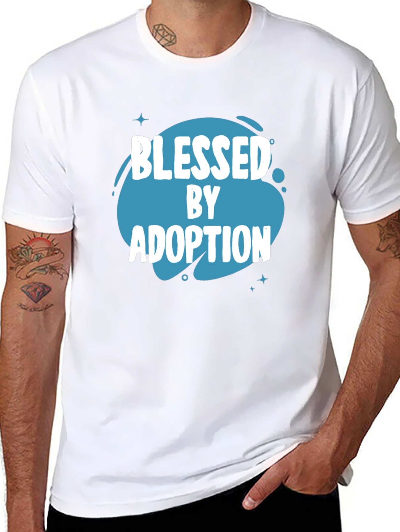 Blessed By Adoption Graphic Tee