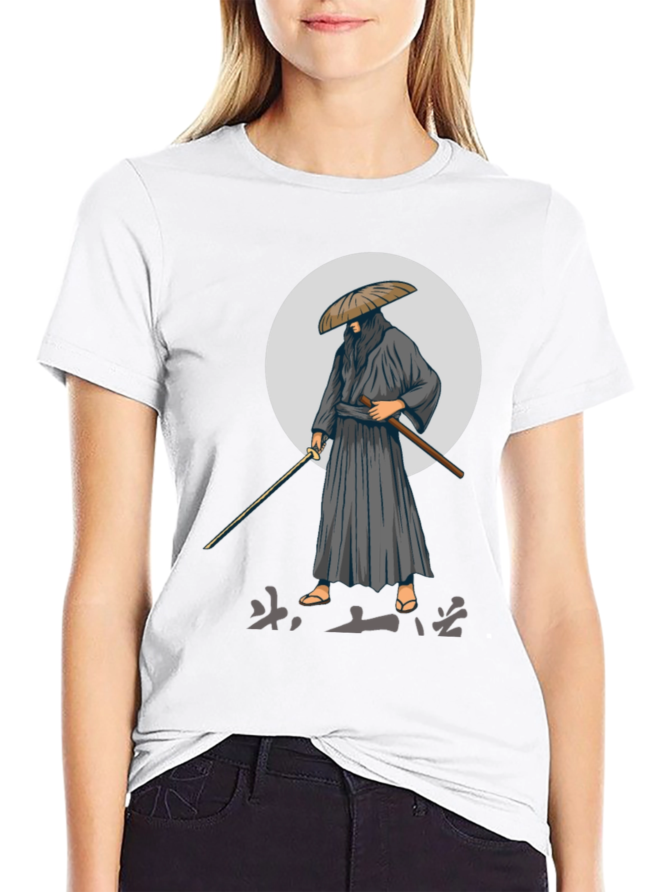 Samurai Graphic Tee - Black