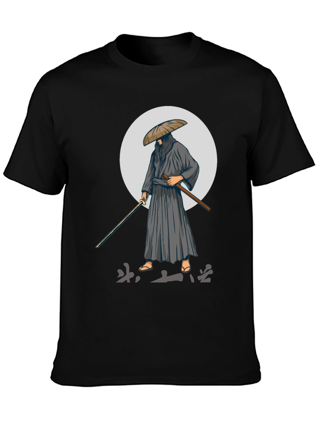 Samurai Graphic Tee - Black