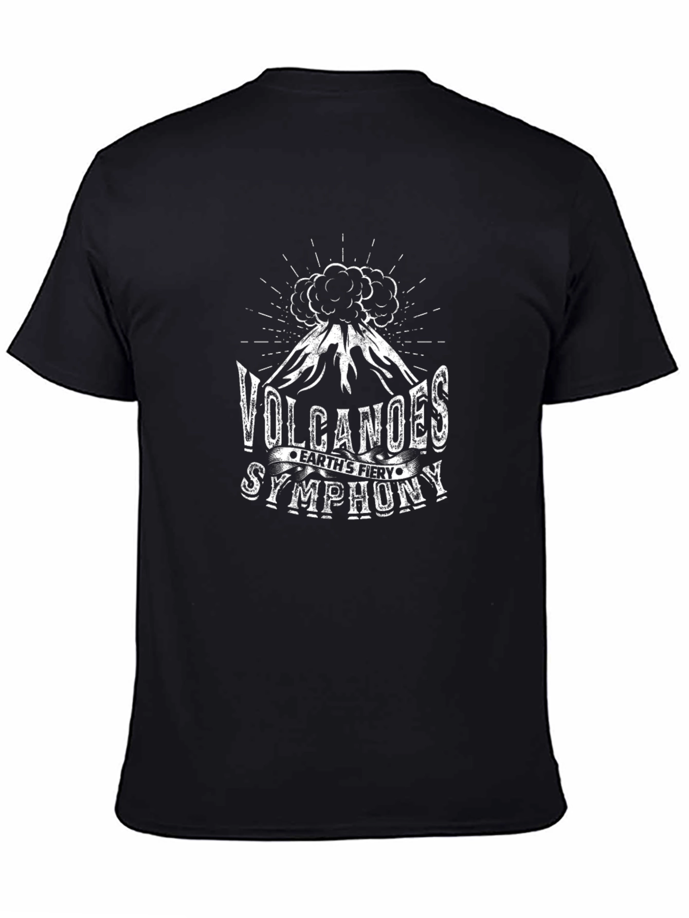 Volcanoes Earths Fiery Symphony Graphic T-Shirt