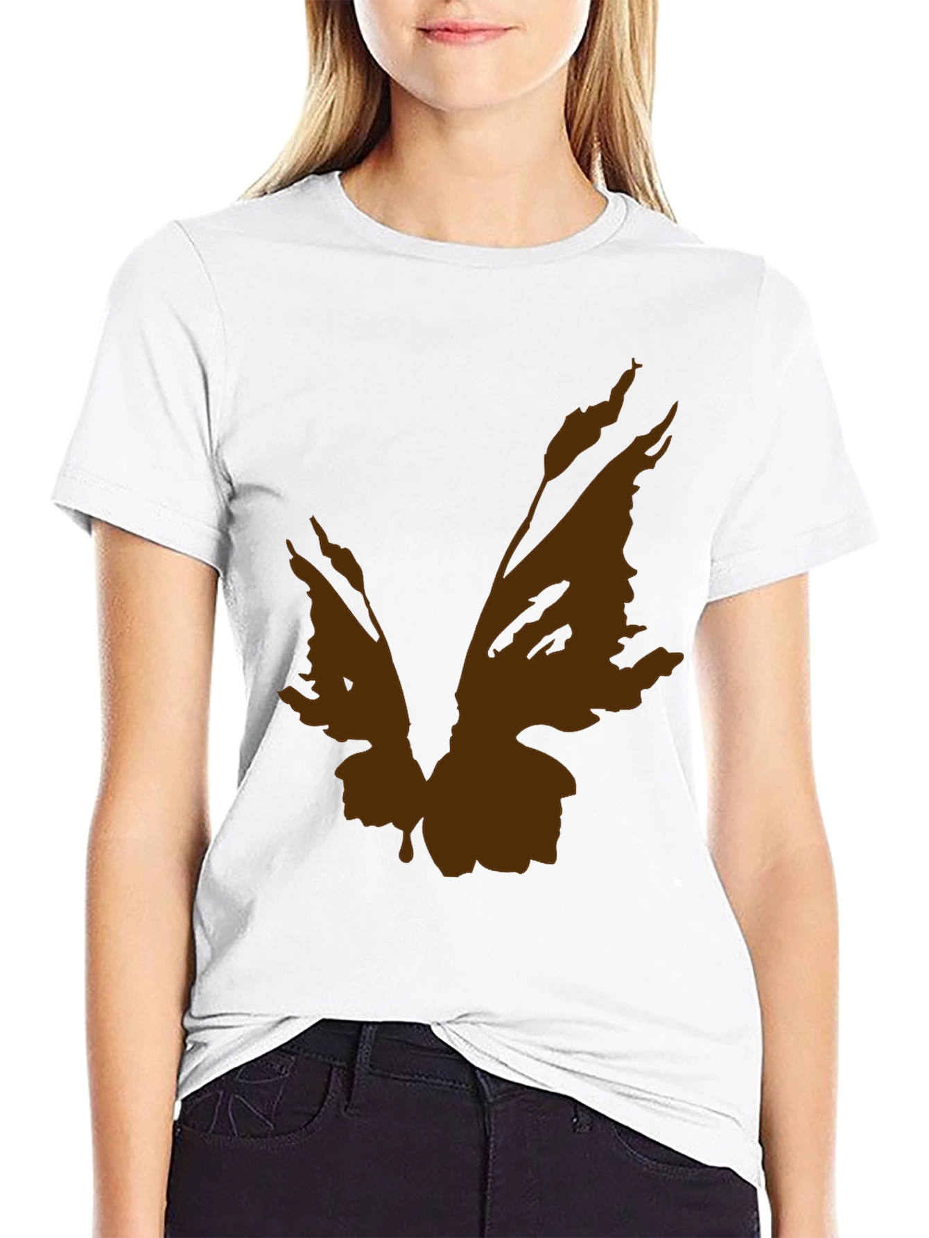 Butterfly Wings Graphic Tee - Mens Black T-Shirt