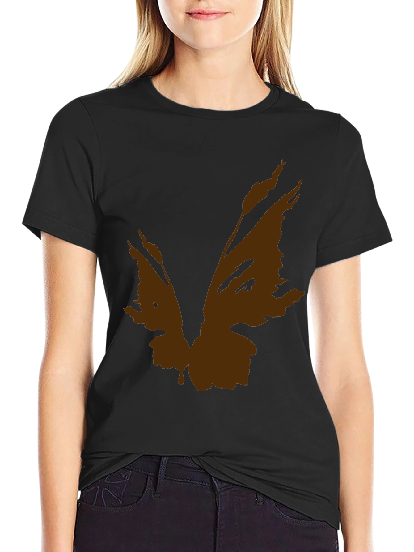 Butterfly Wings Graphic Tee - Mens Black T-Shirt