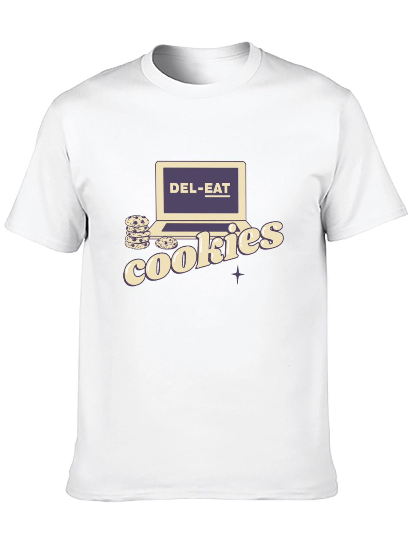 Del-Eat Cookies Graphic Tee - Black