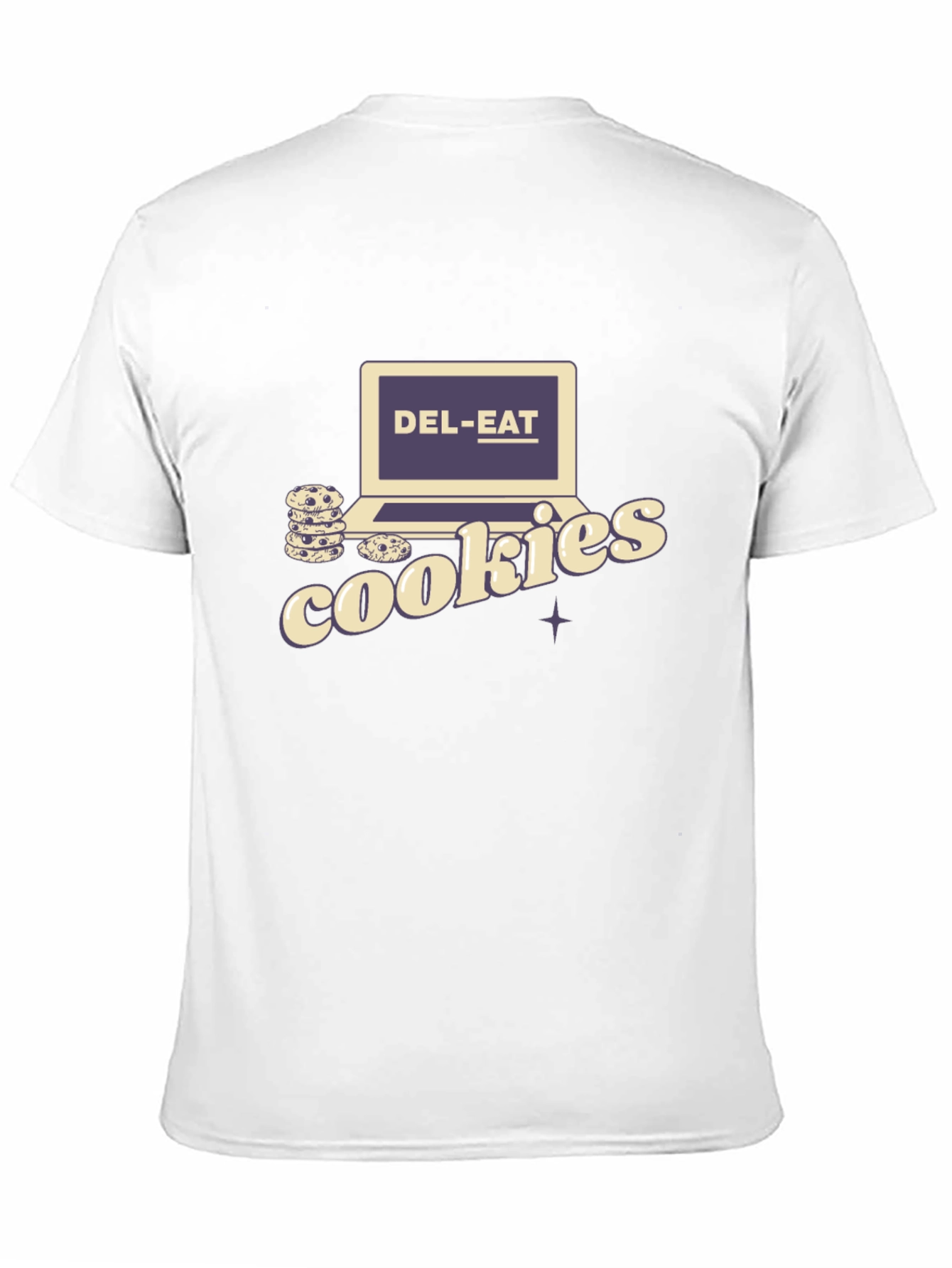 Del-Eat Cookies Graphic Tee - Black
