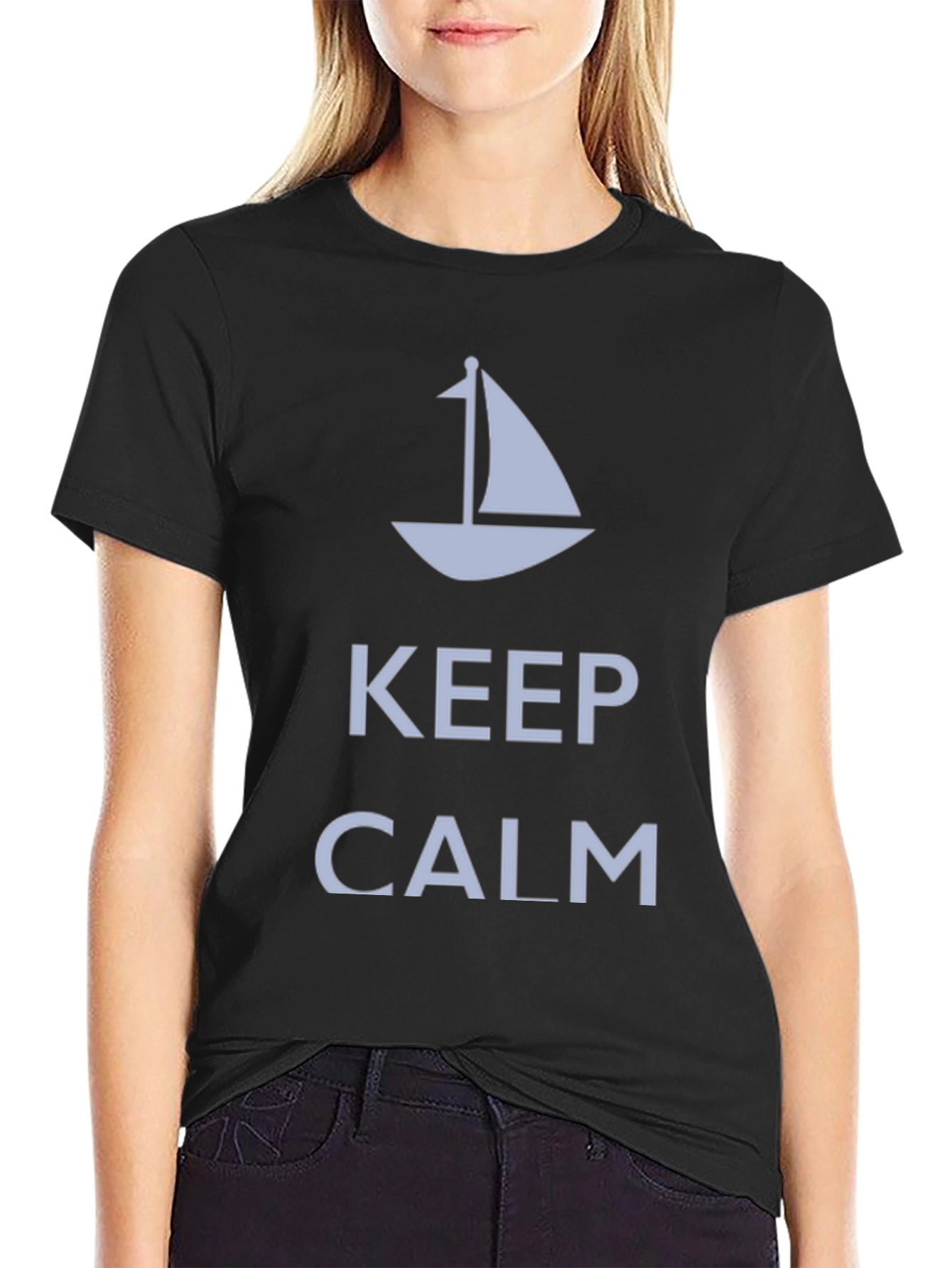 Keep Calm Sailboat T-Shirt