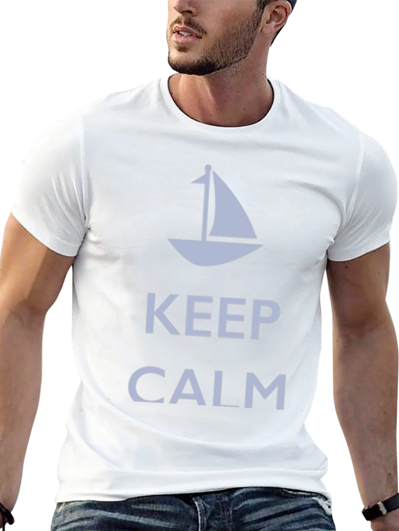 Keep Calm Sailboat T-Shirt