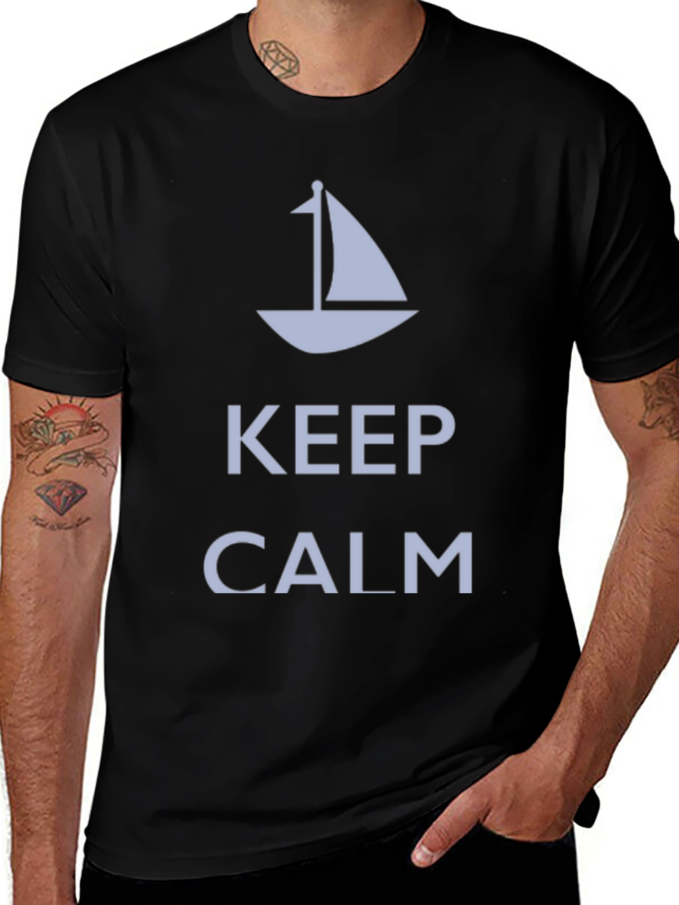 Keep Calm Sailboat T-Shirt